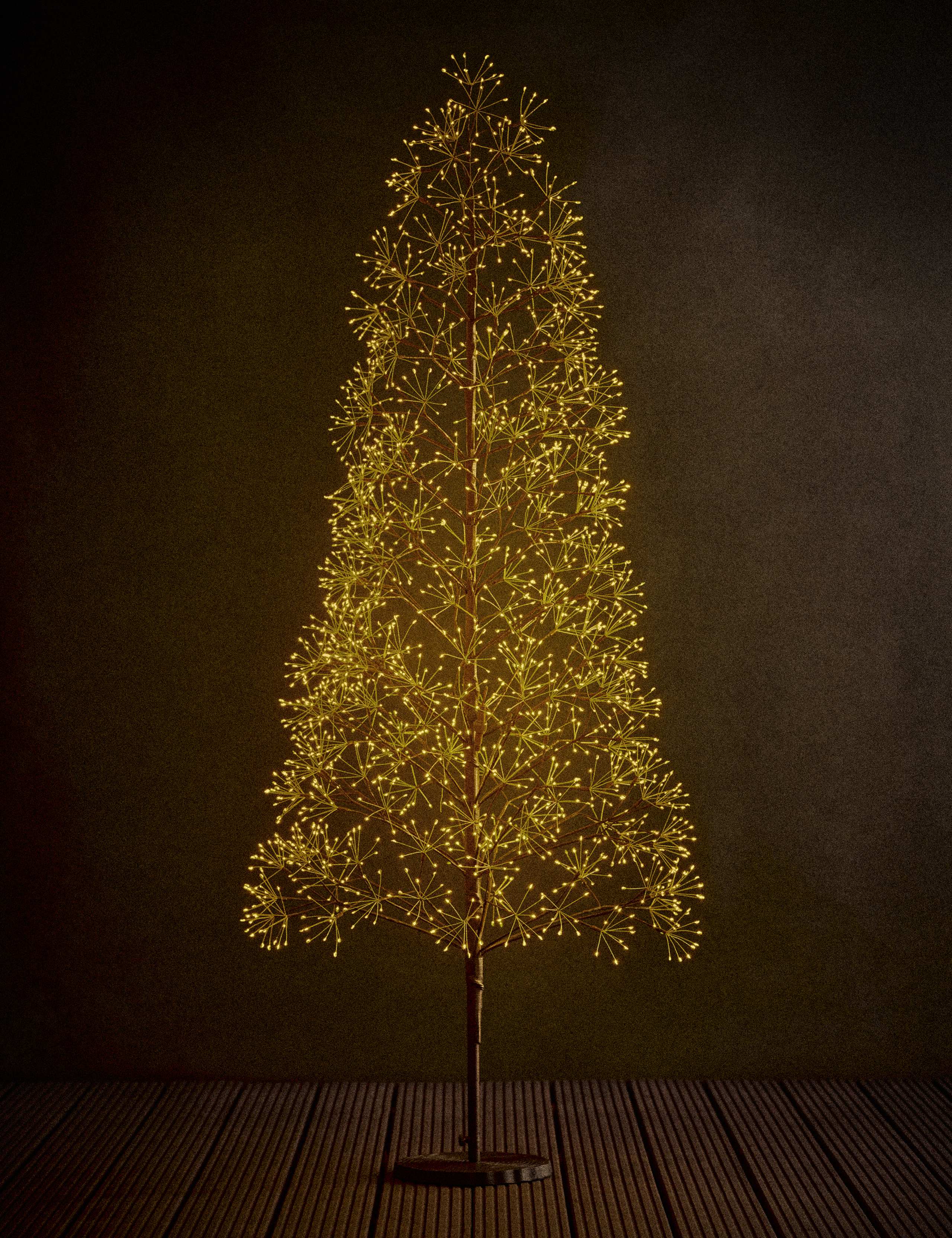 6ft Pre-Lit Abundant Cluster Christmas Tree