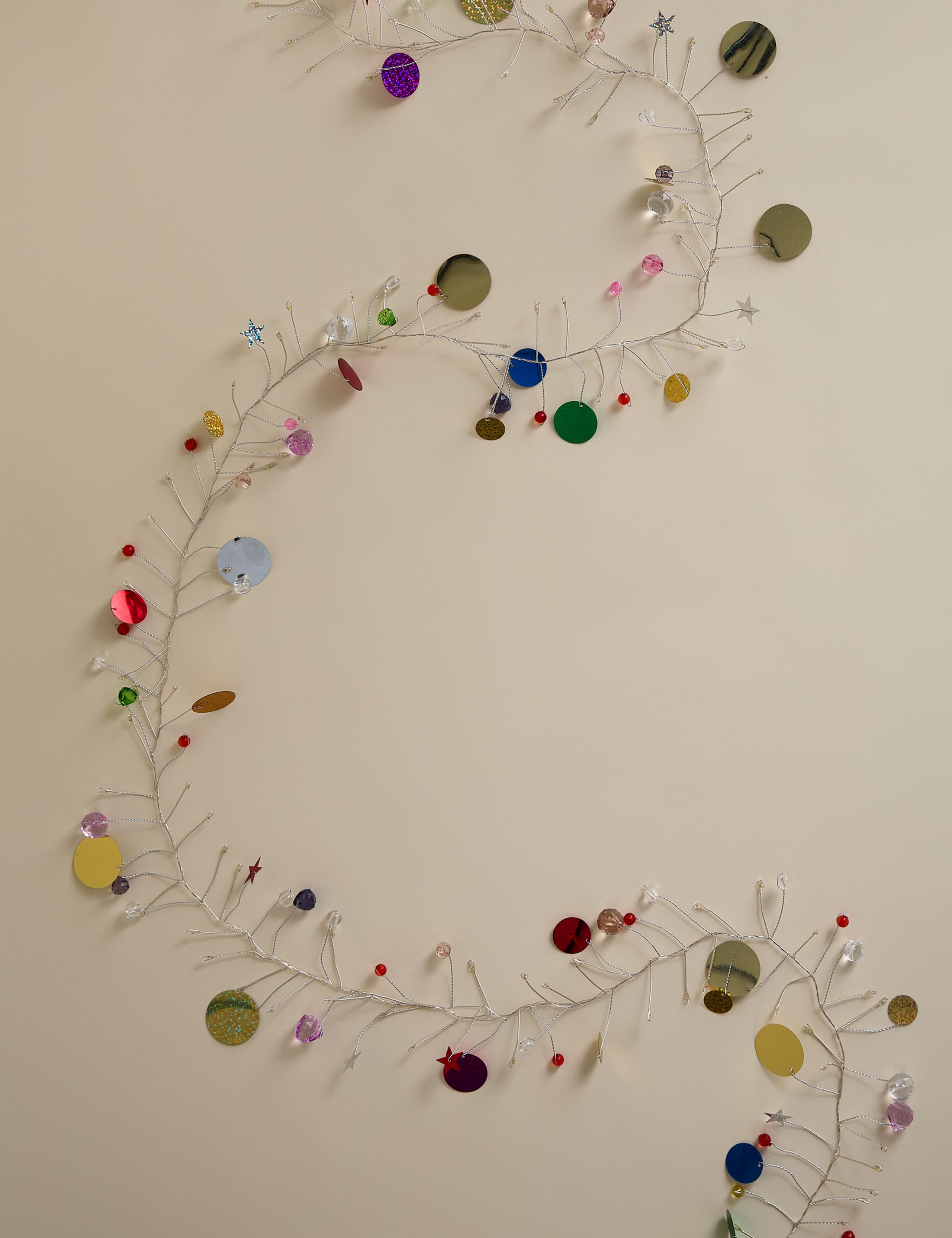 100 LED Light Up Confetti Garland