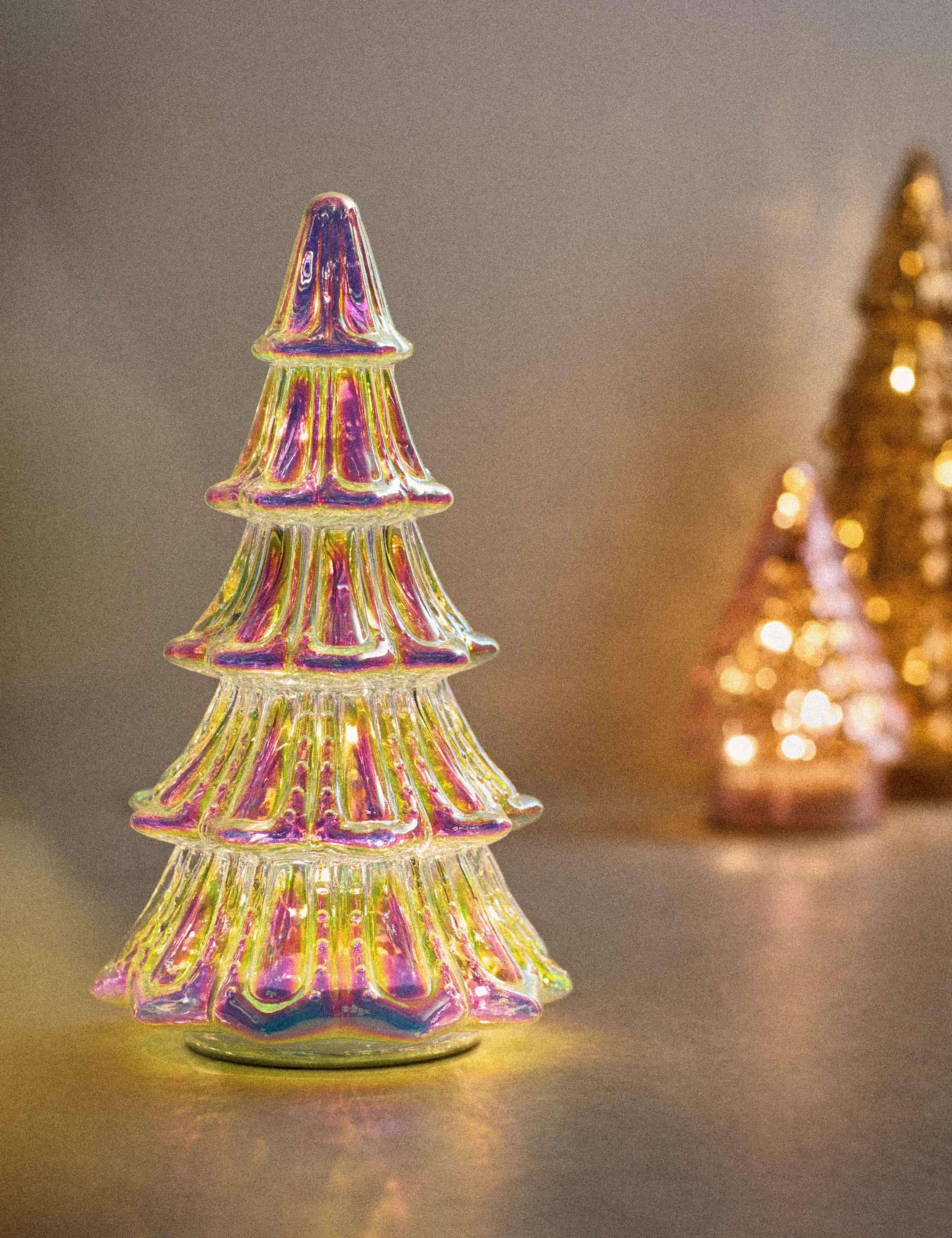 Light Up Iridescent Tree Decoration