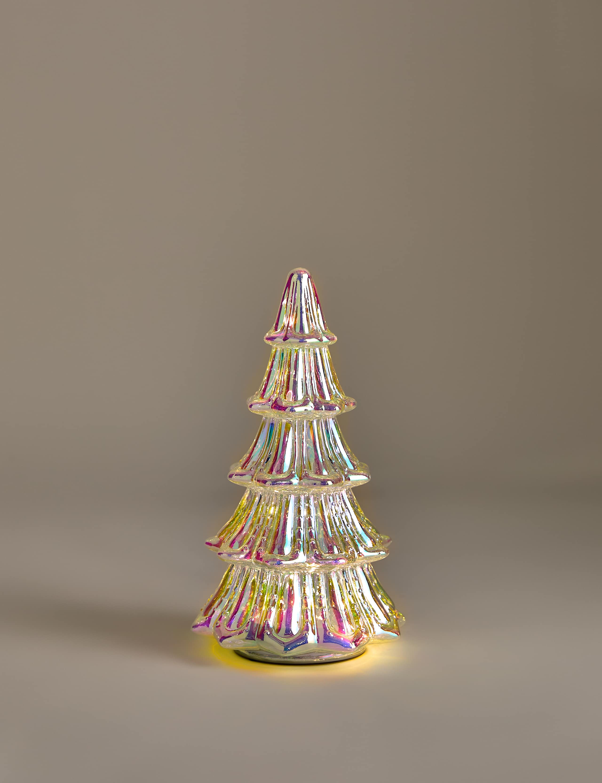 Light Up Iridescent Tree Decoration