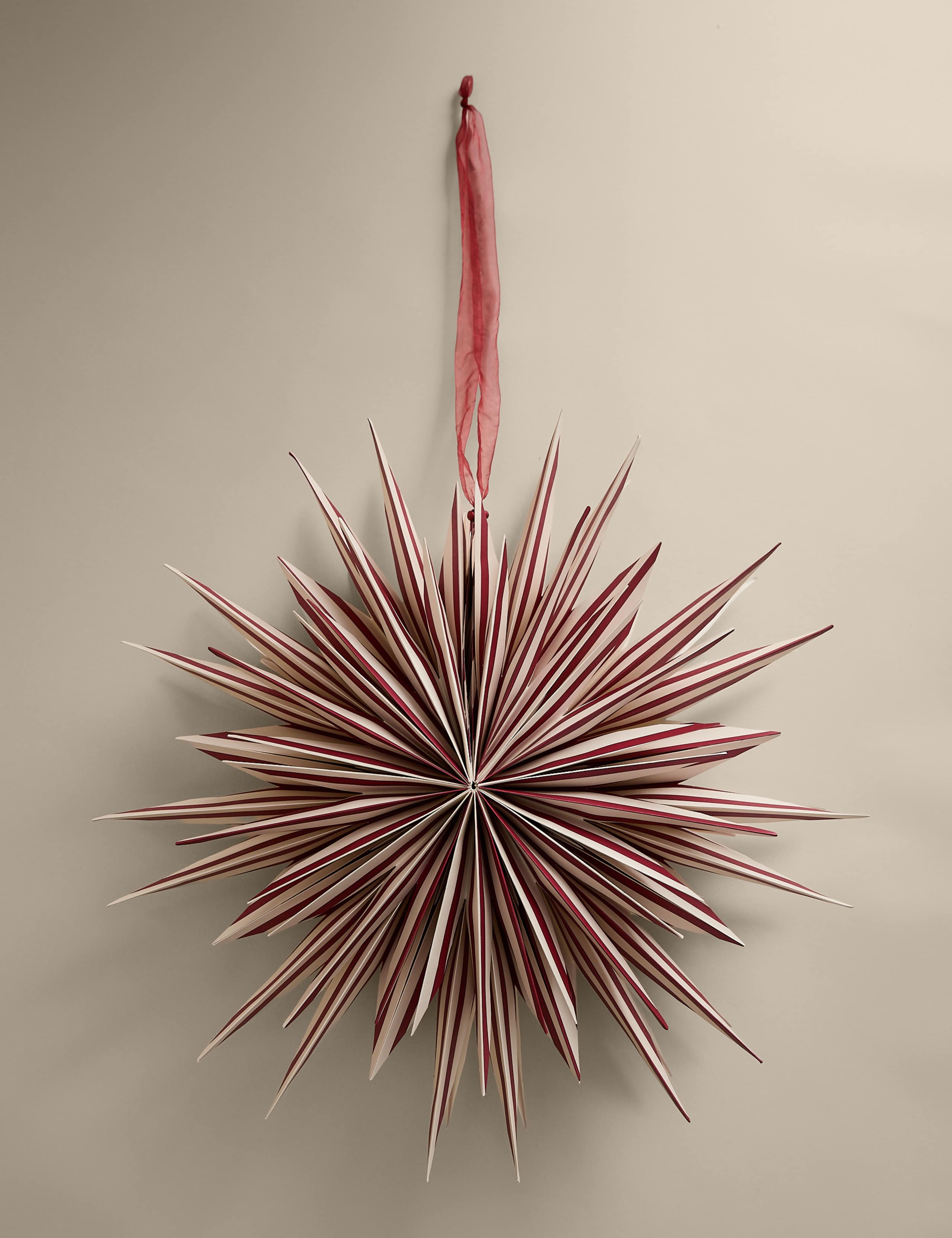 Paper Striped Star Room Decoration