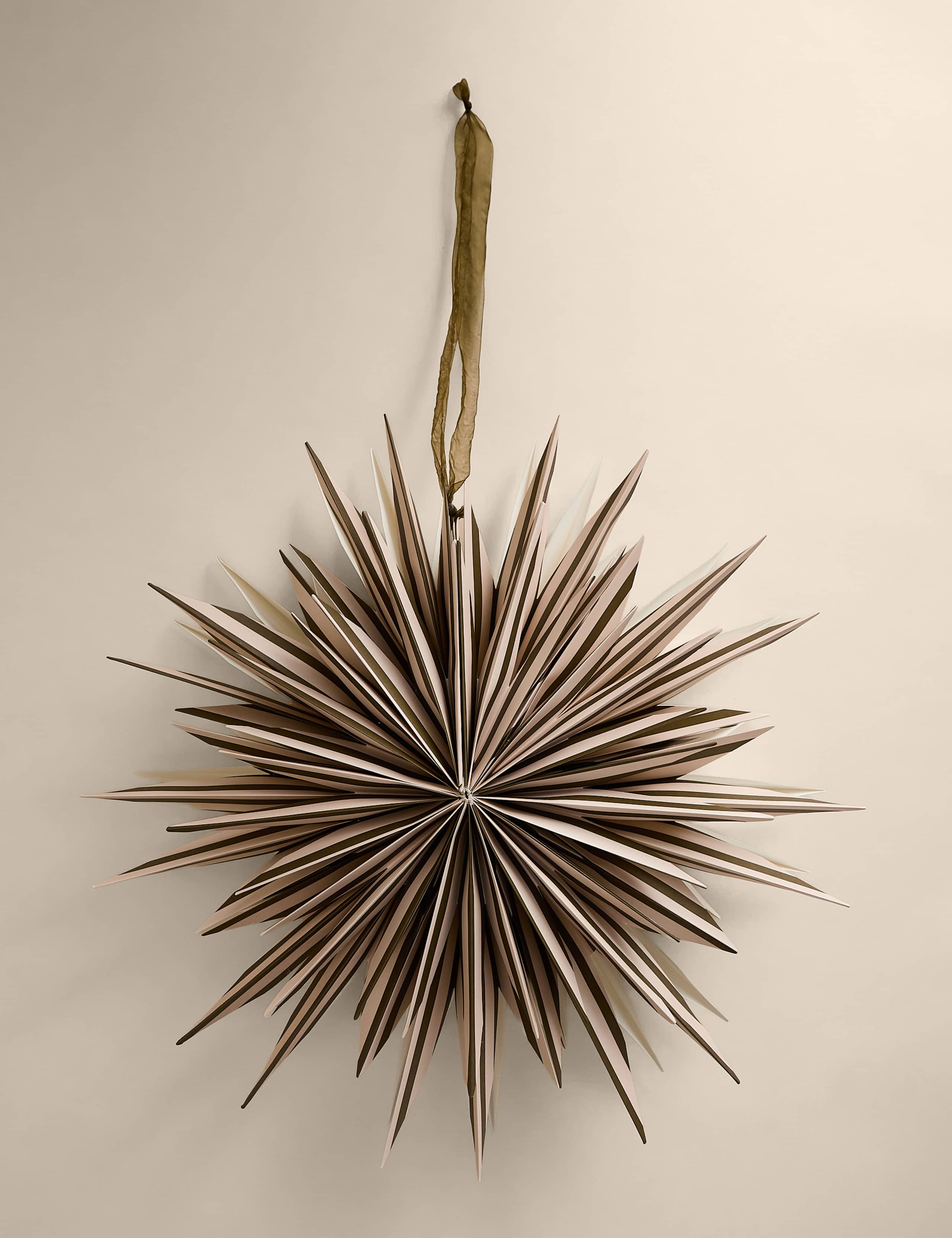 Paper Striped Star Room Decoration