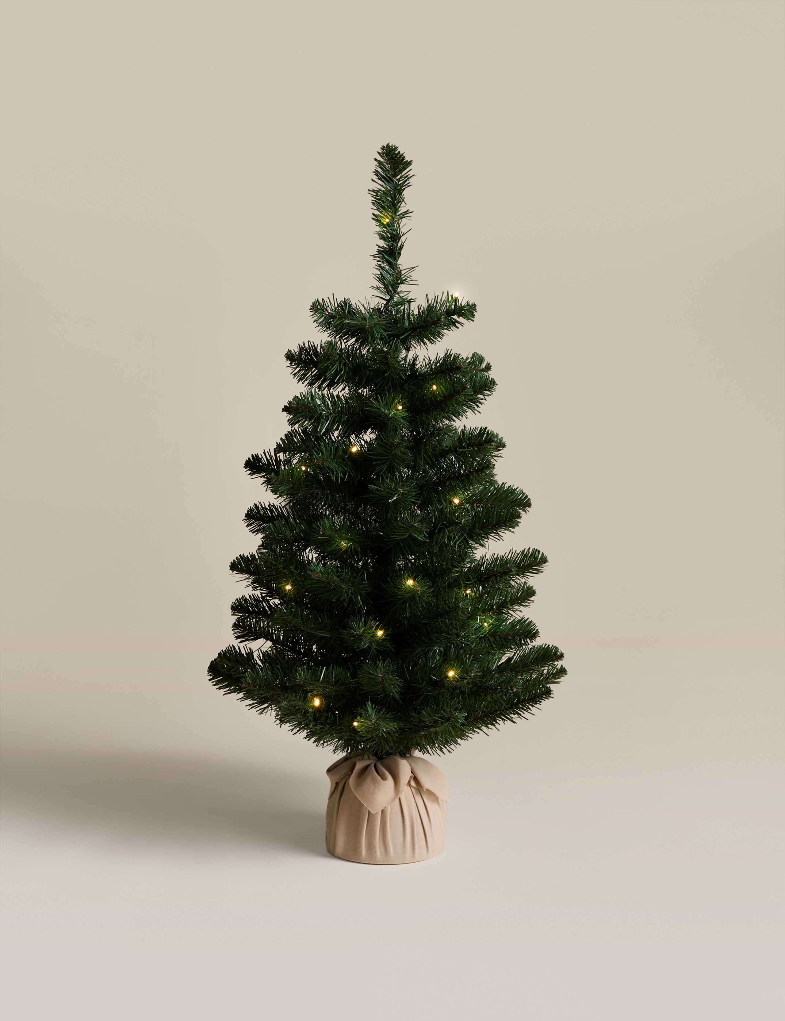 3ft Pre-Lit Spruce Christmas Tree