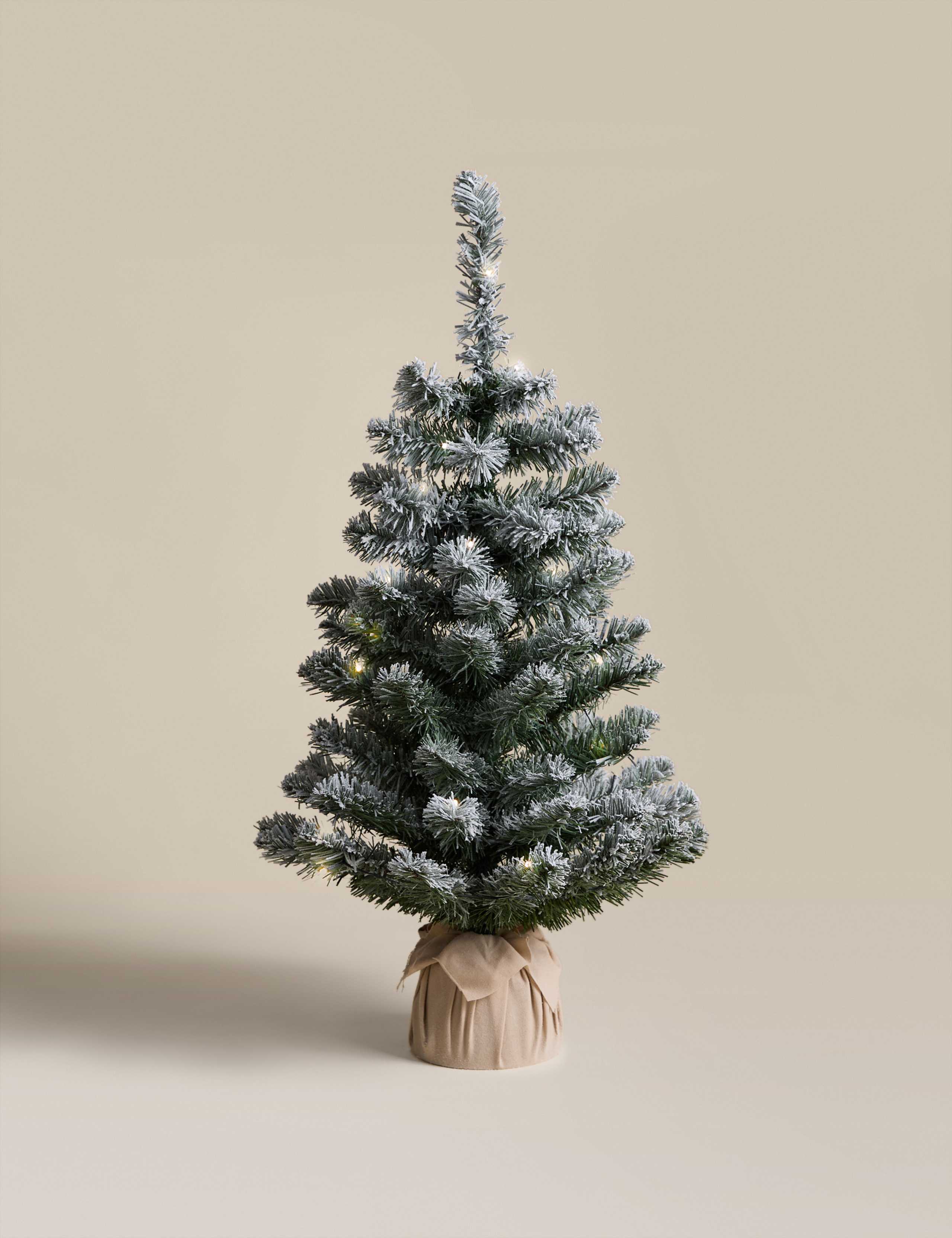 3ft Pre-Lit Snowy Christmas Tree