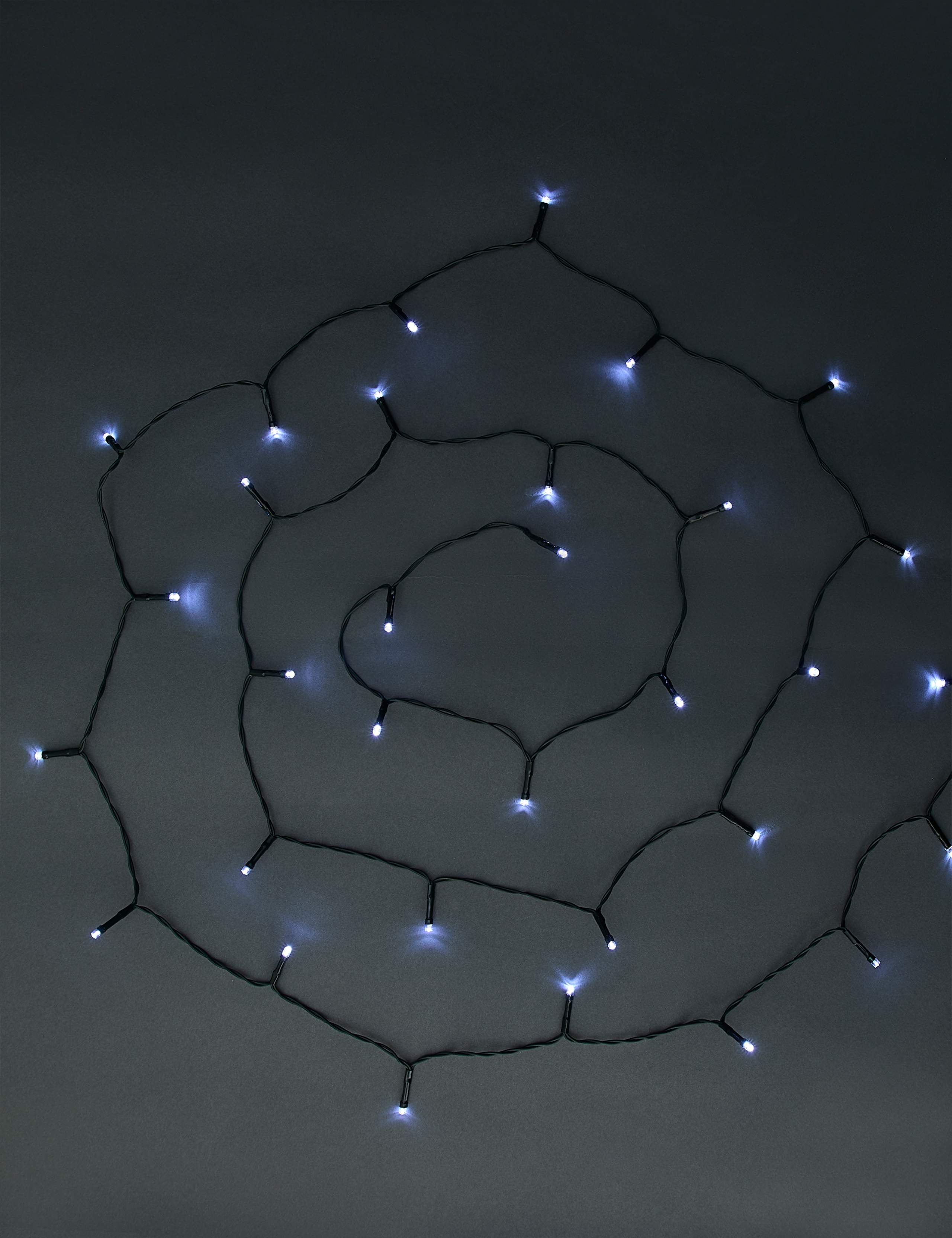 100 Bright White LED Battery Lights