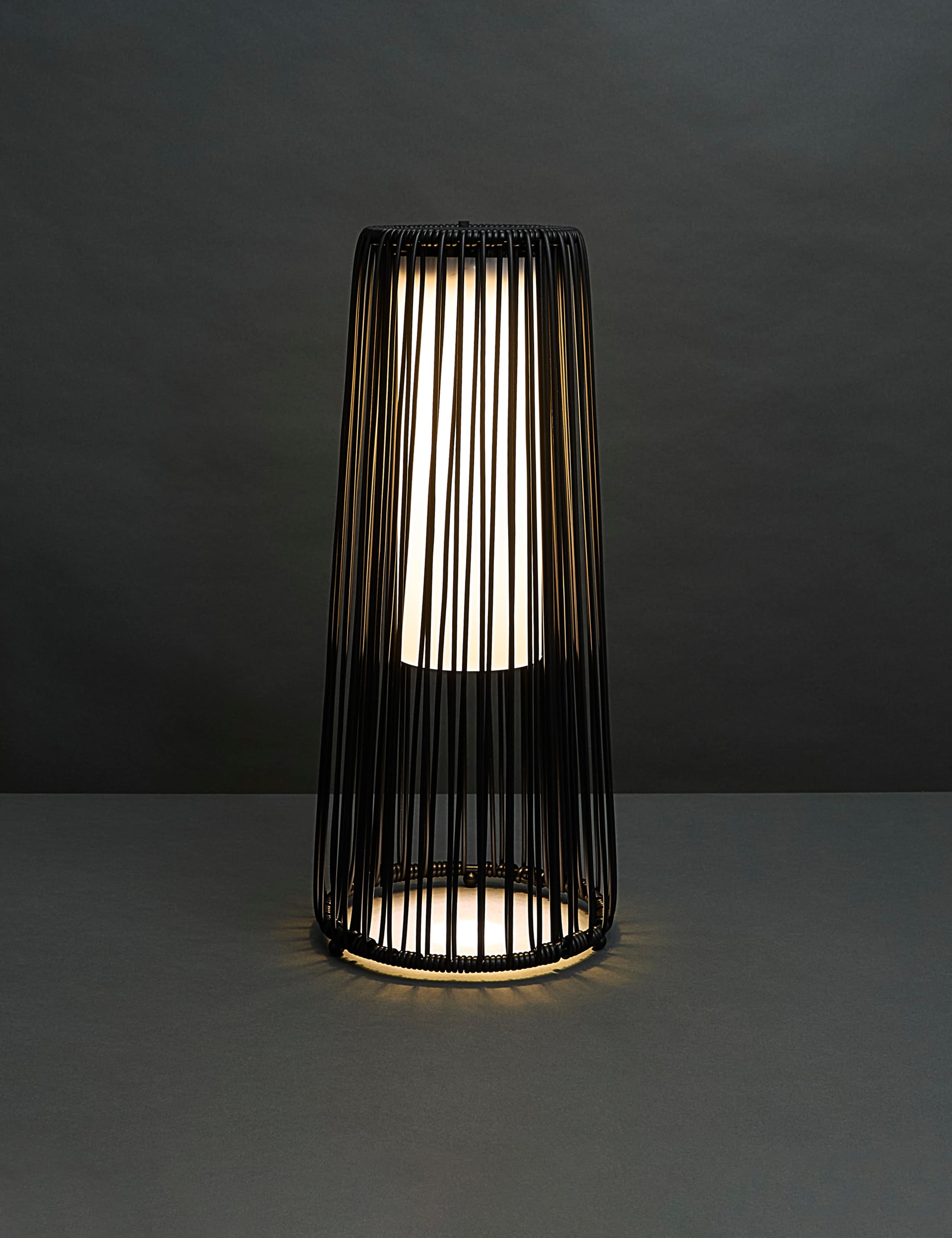 Large Warm White LED Solar Rope Lantern