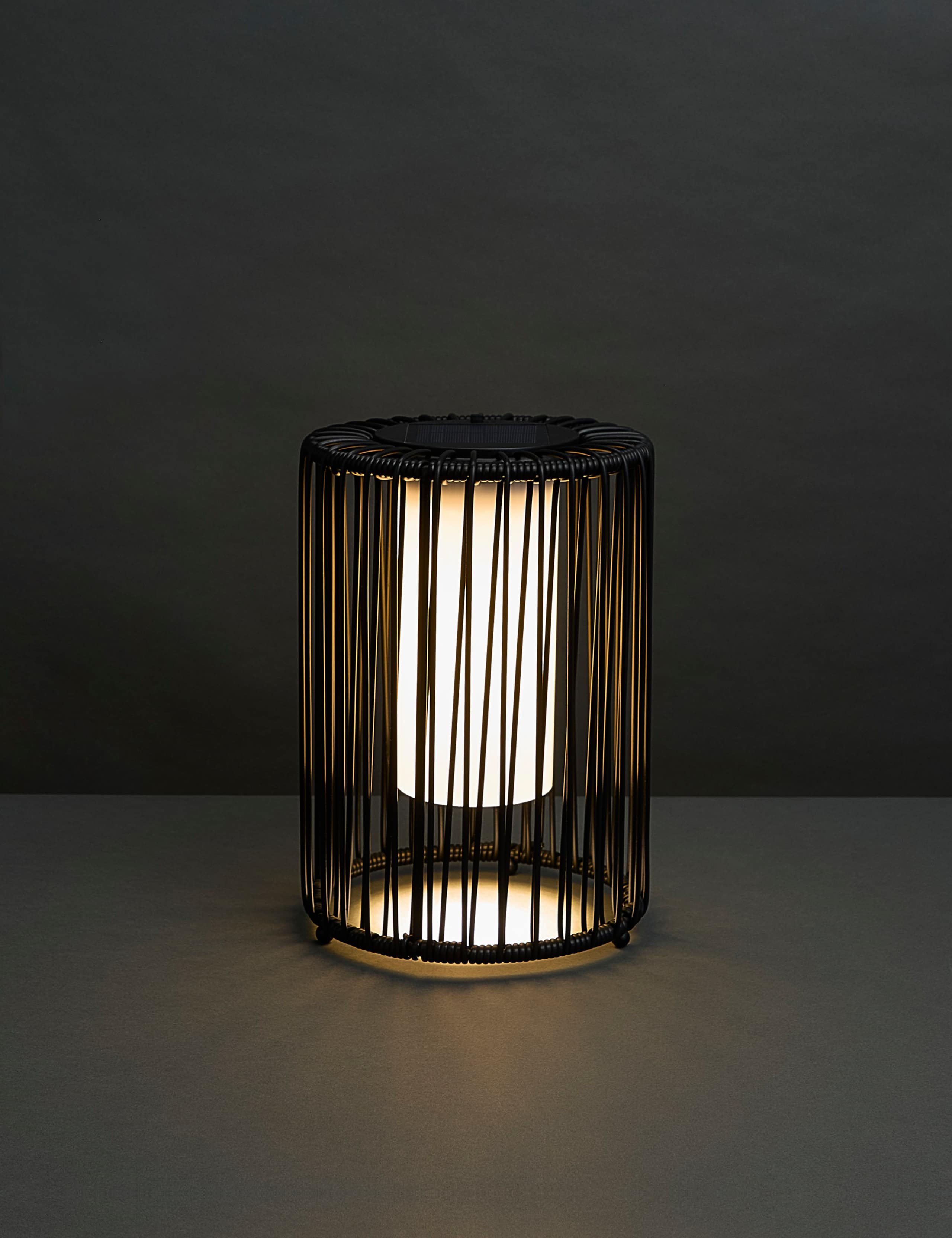 Medium Warm White LED Solar Rope Lantern