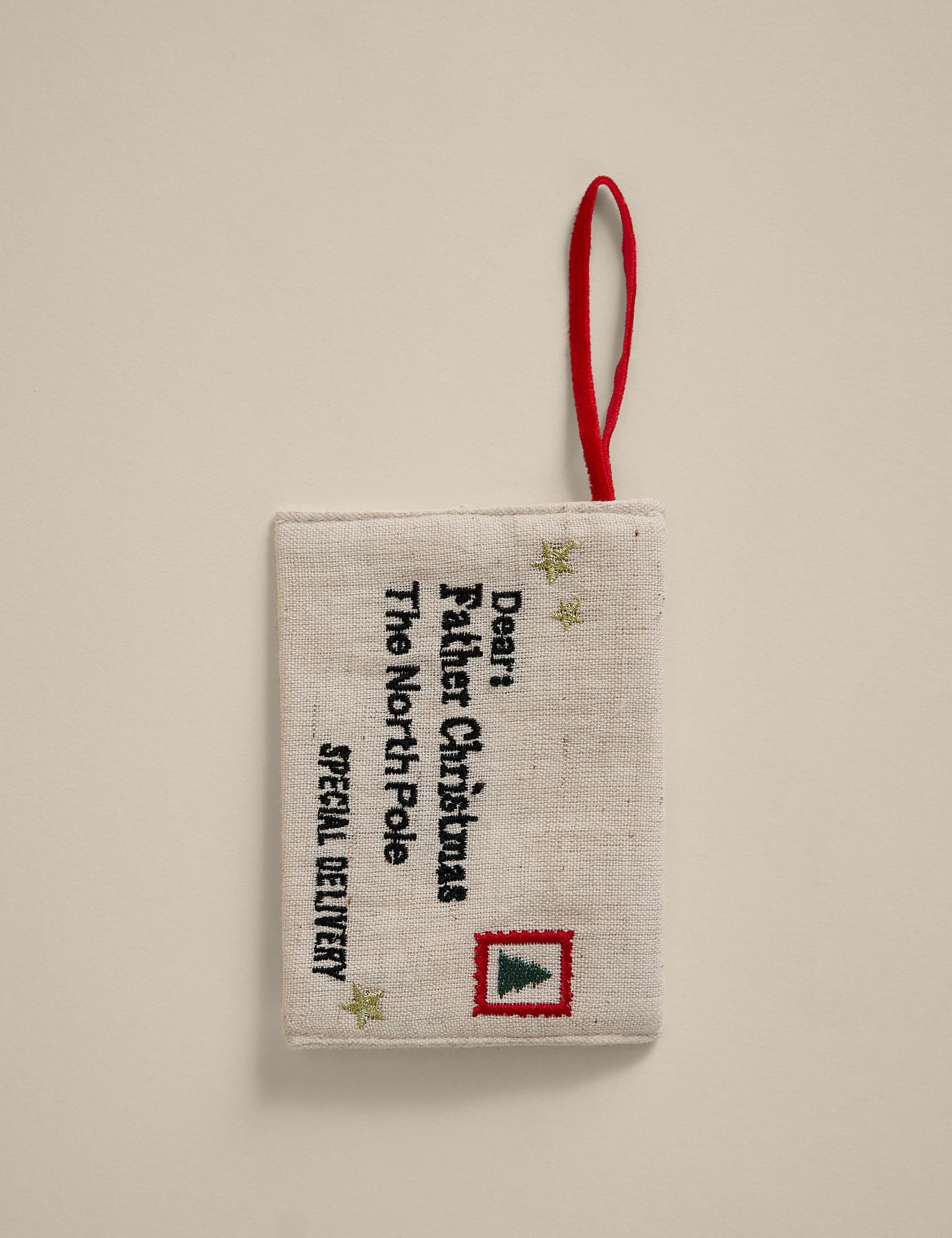 Letter To Father Christmas Hanging Decoration