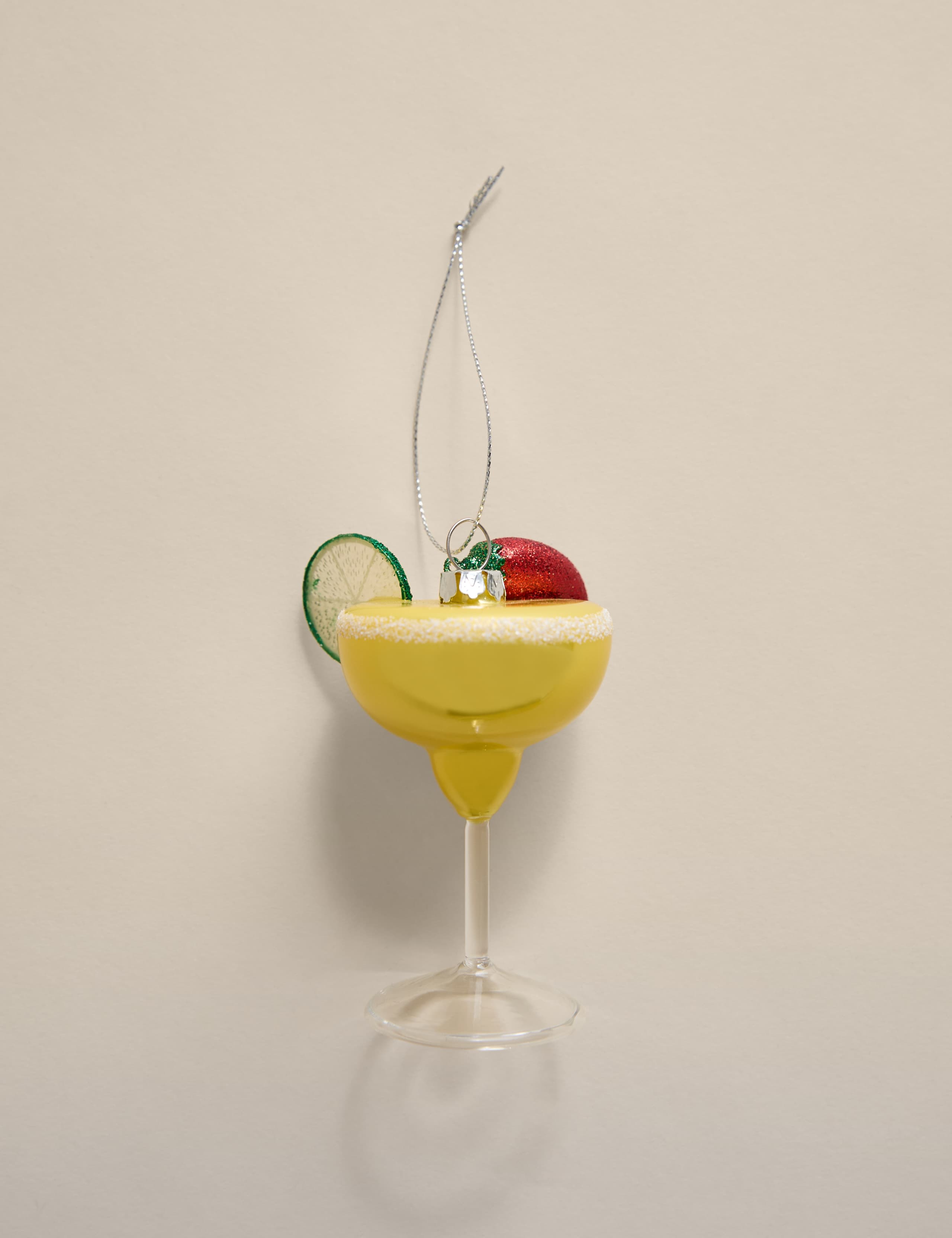 Glass Hanging Spicy Marg Decoration