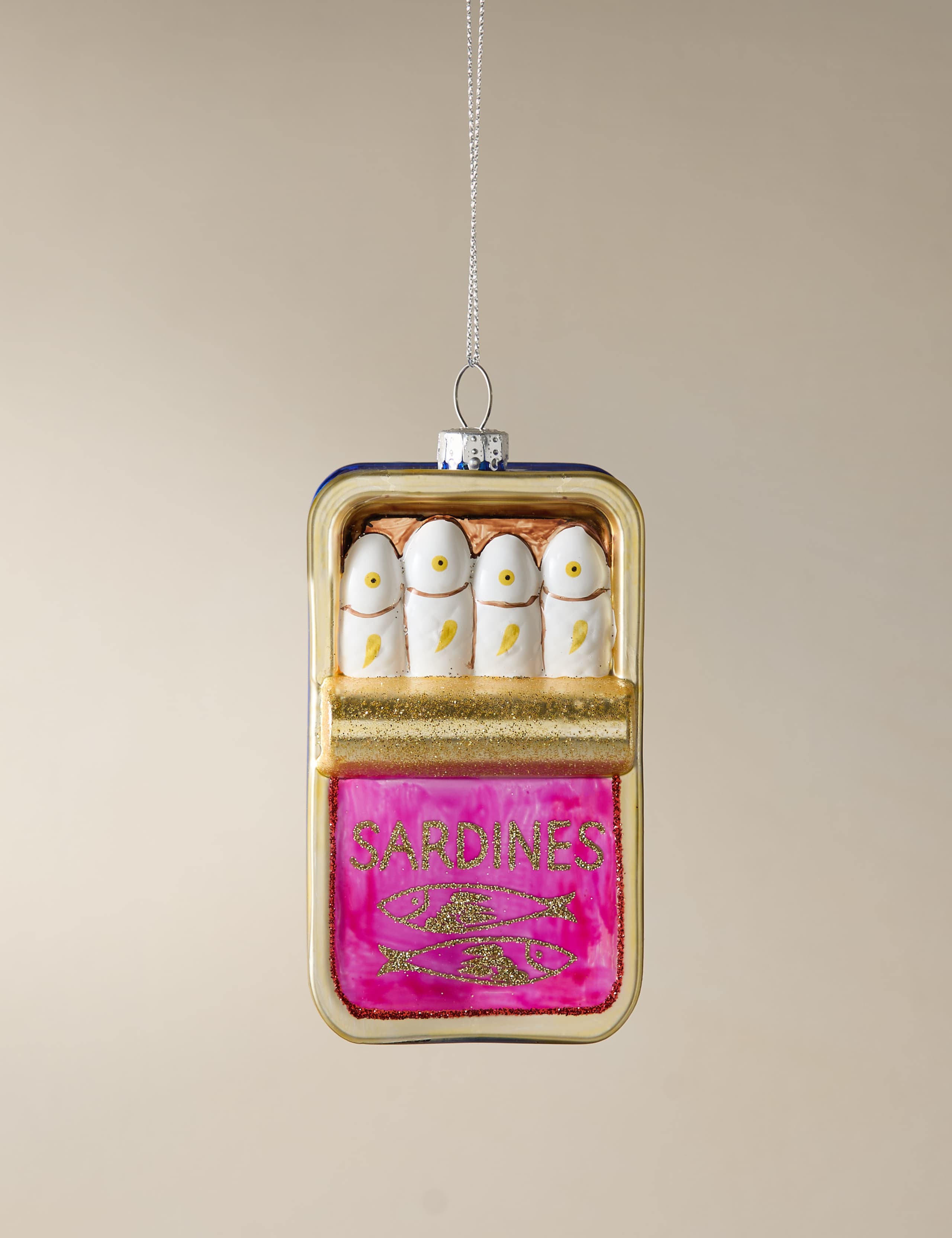 Sardines Glass Hanging Decoration