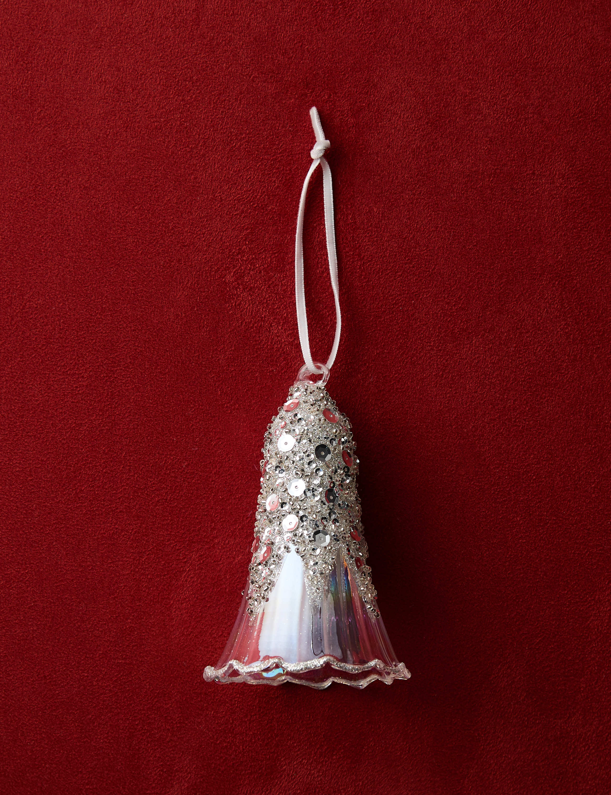 Glass Hanging Tulip Decoration