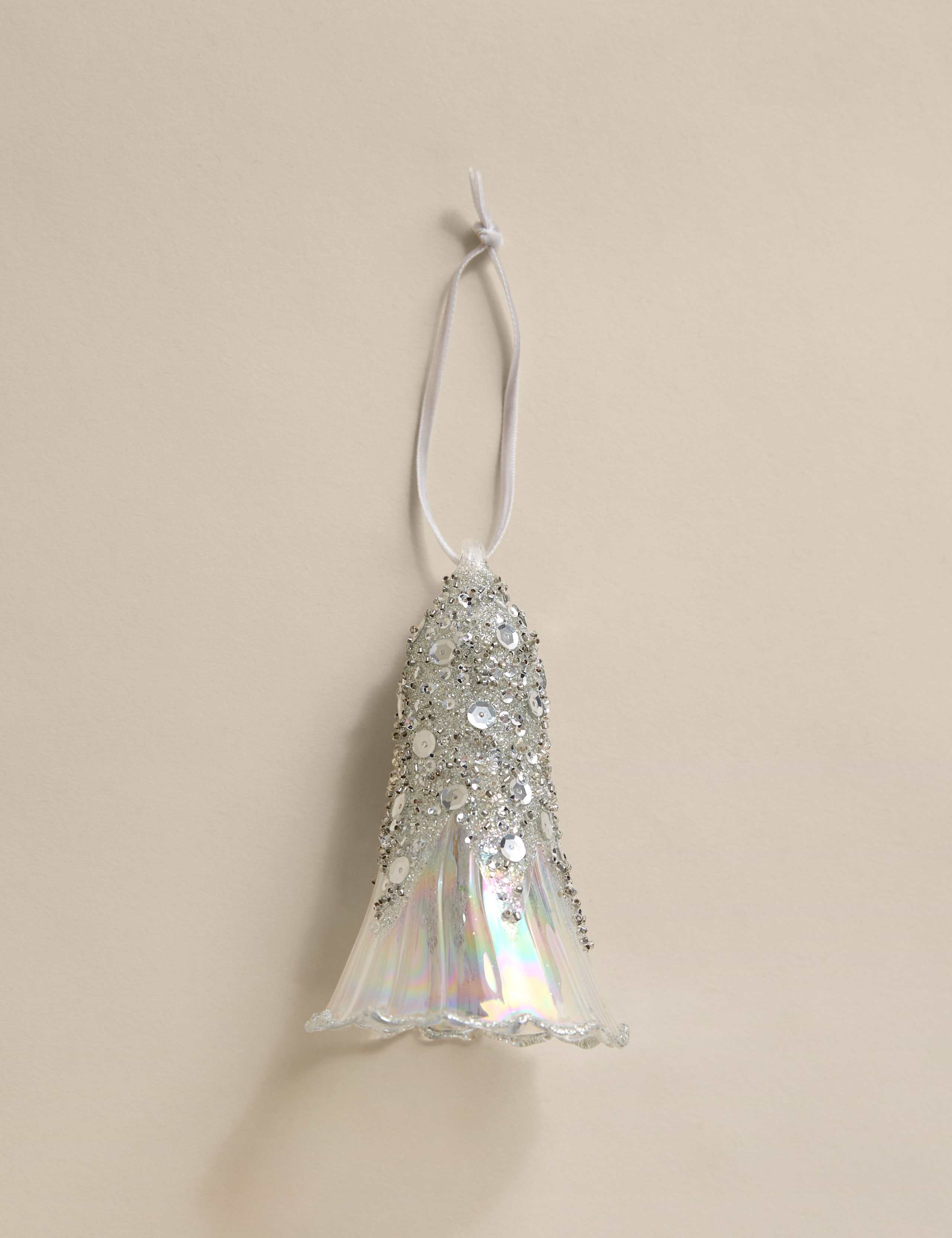 Glass Hanging Tulip Decoration