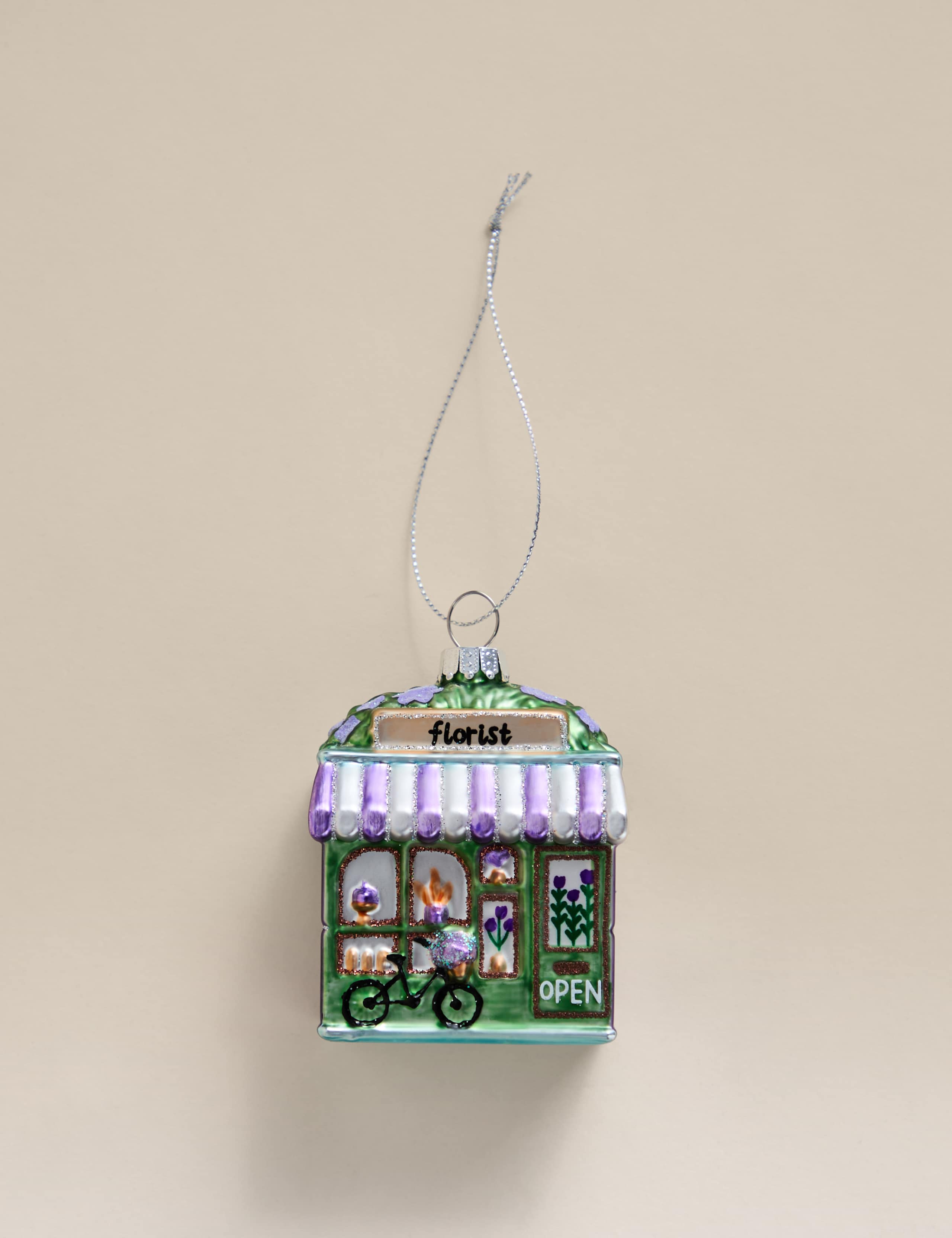 Florist Glass Hanging Decoration