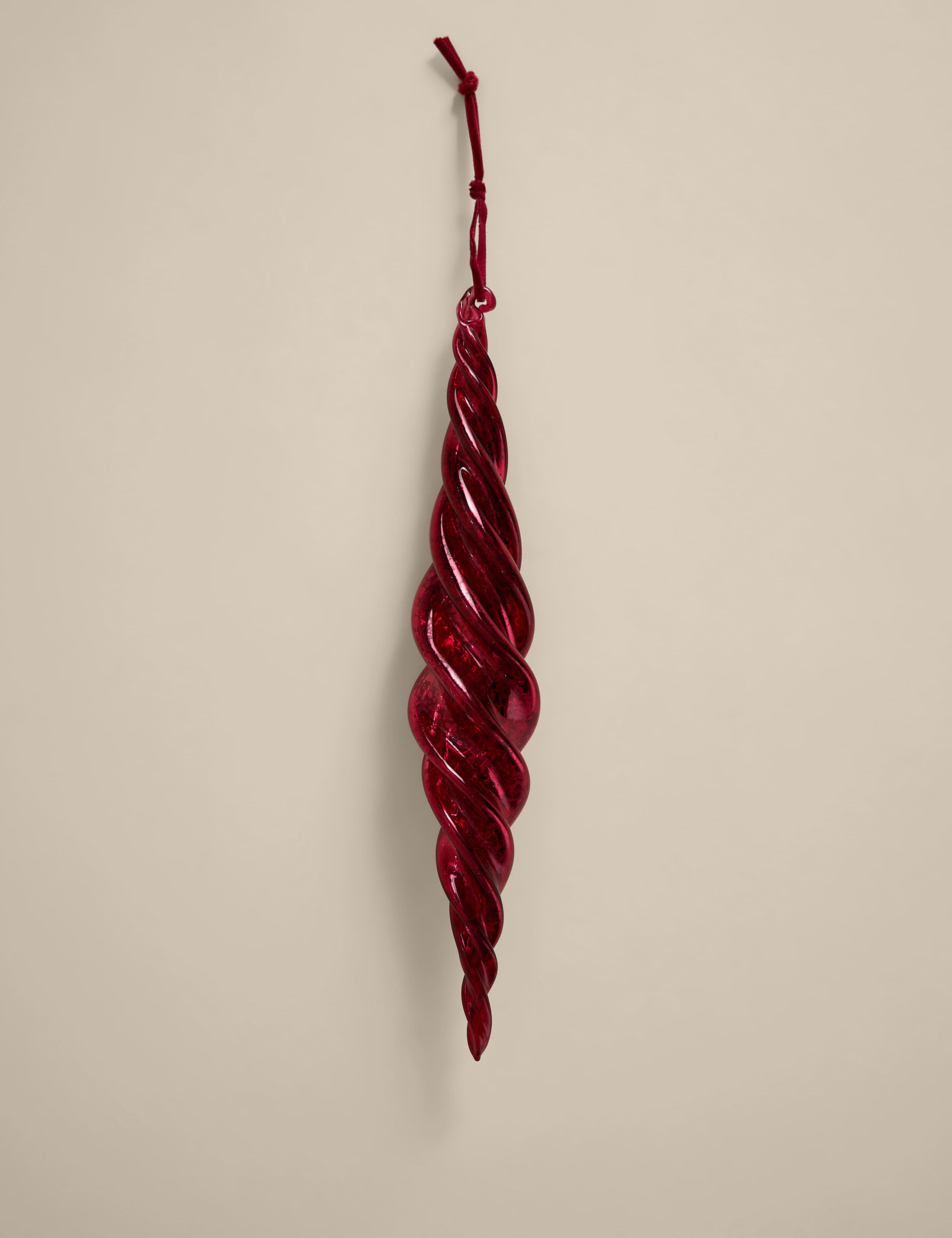 Finial Glass Hanging Decoration