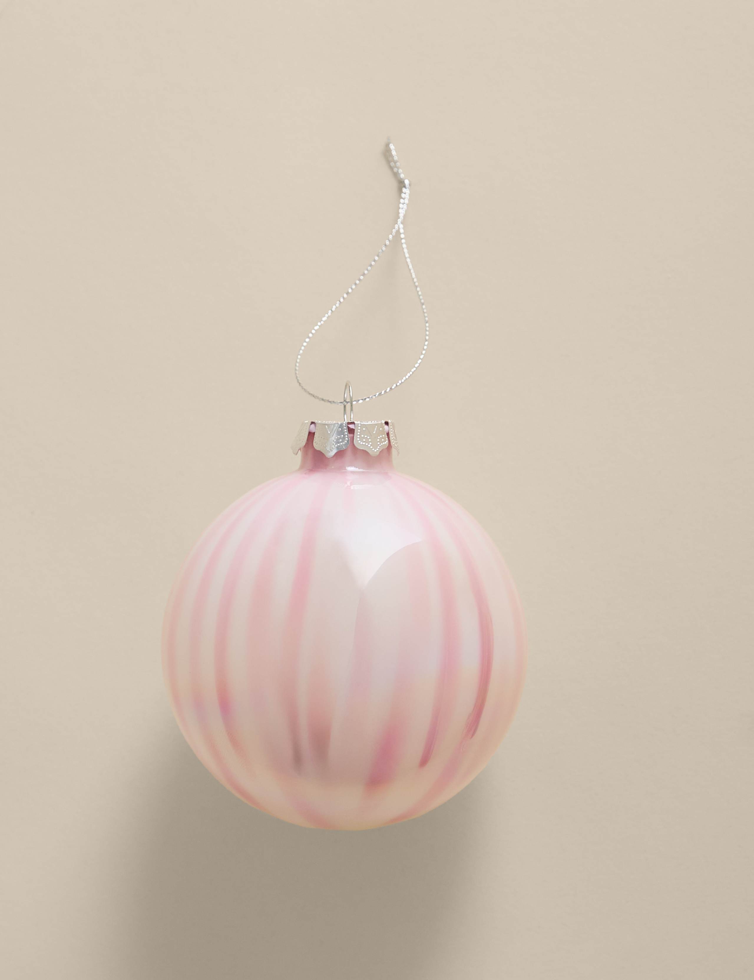 Iridescent Glass Marble Bauble