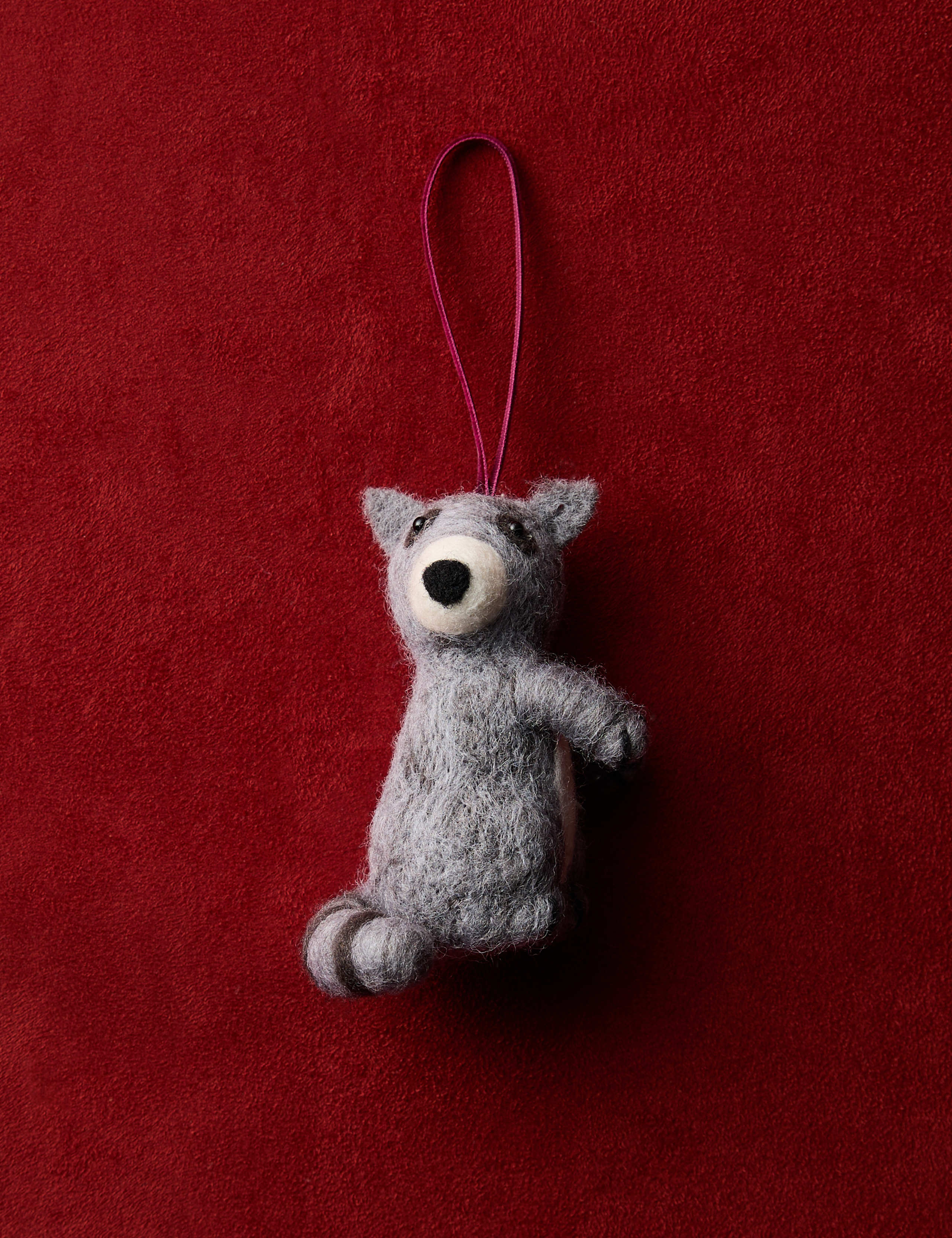 Felt Hanging Racoon Decoration
