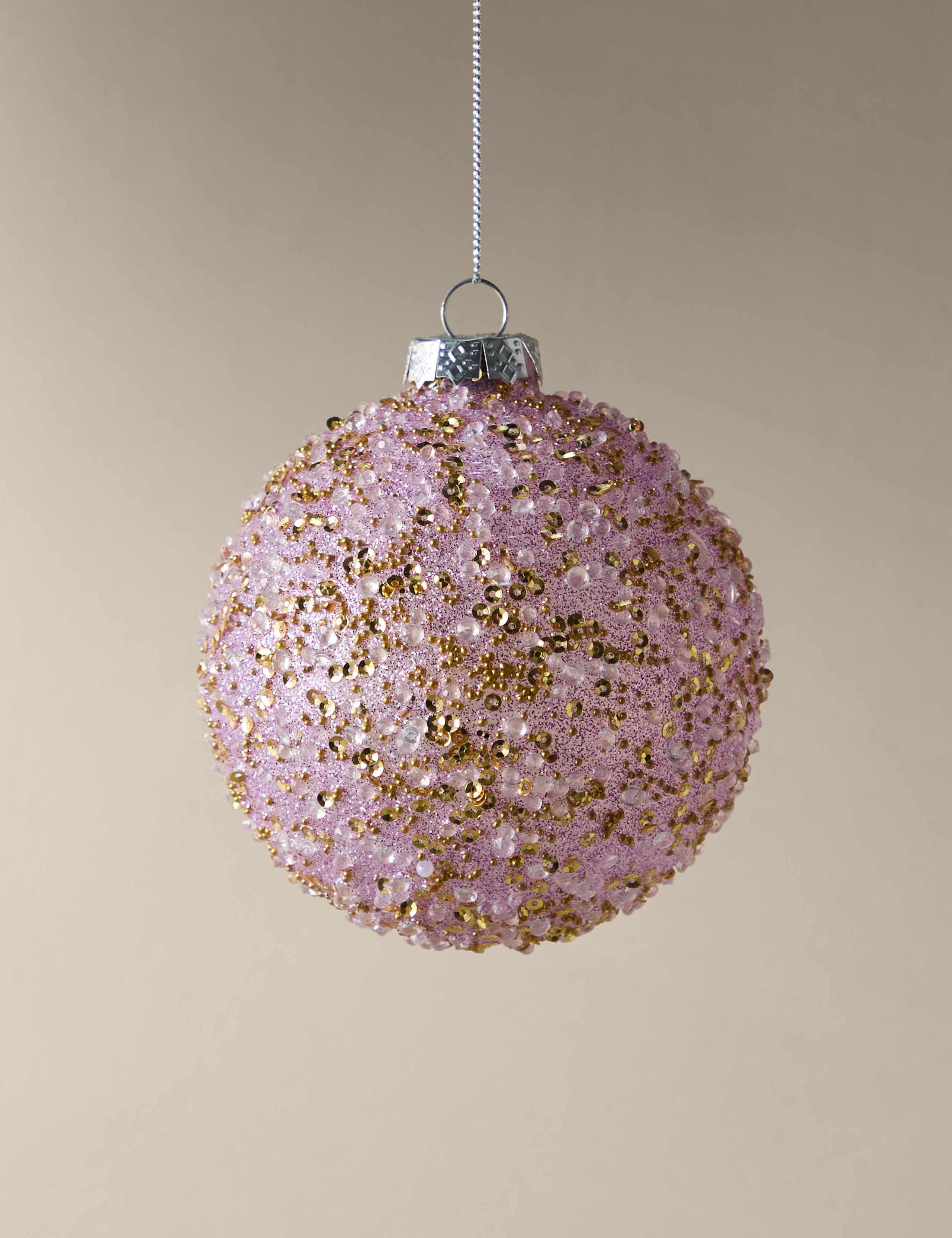Glass Beaded Celebration Bauble