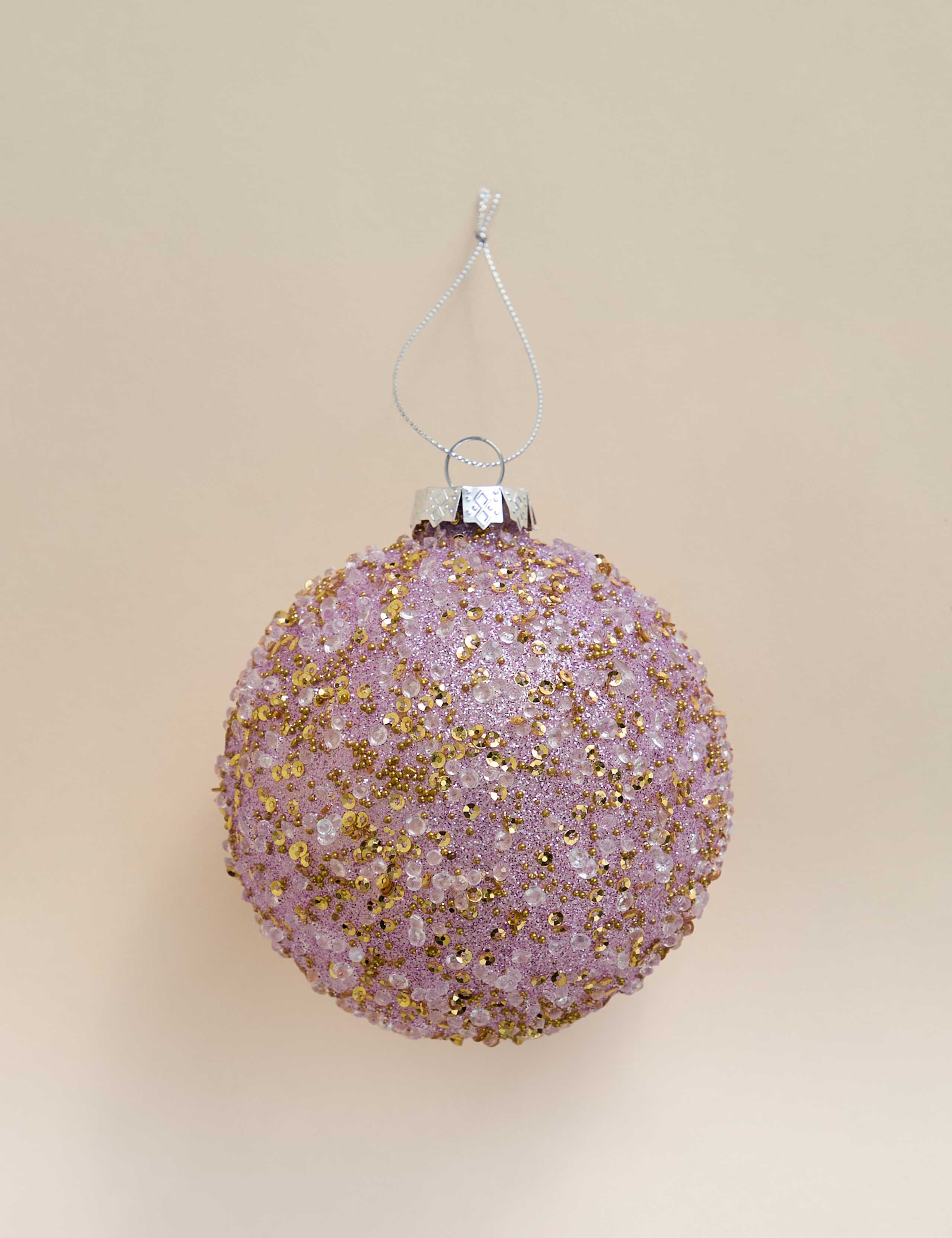 Glass Beaded Celebration Bauble