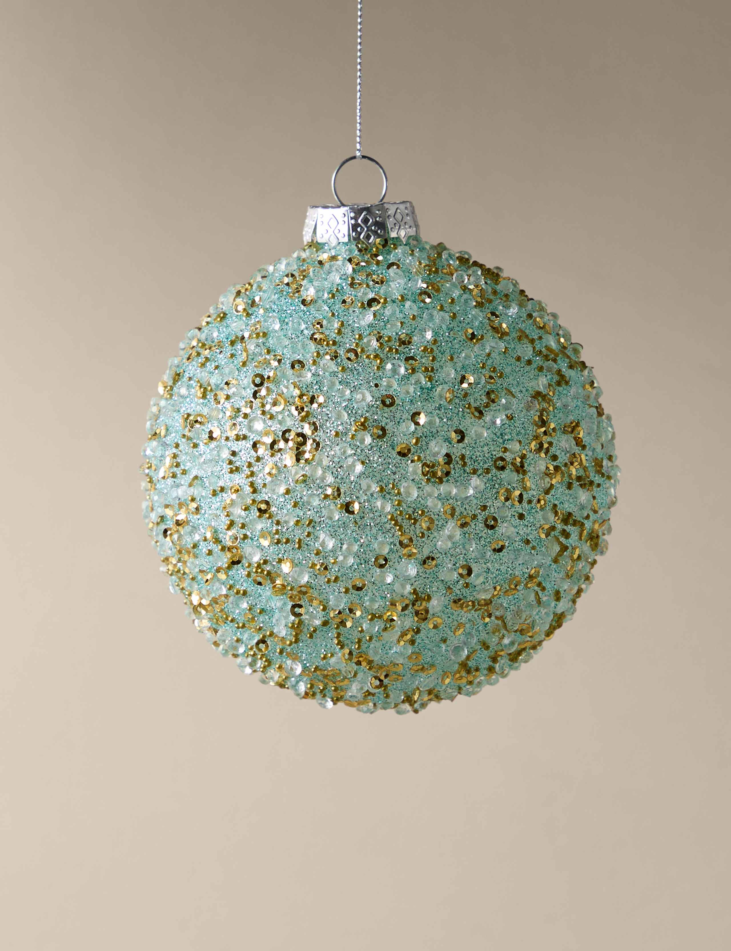 Glass Beaded Celebration Bauble