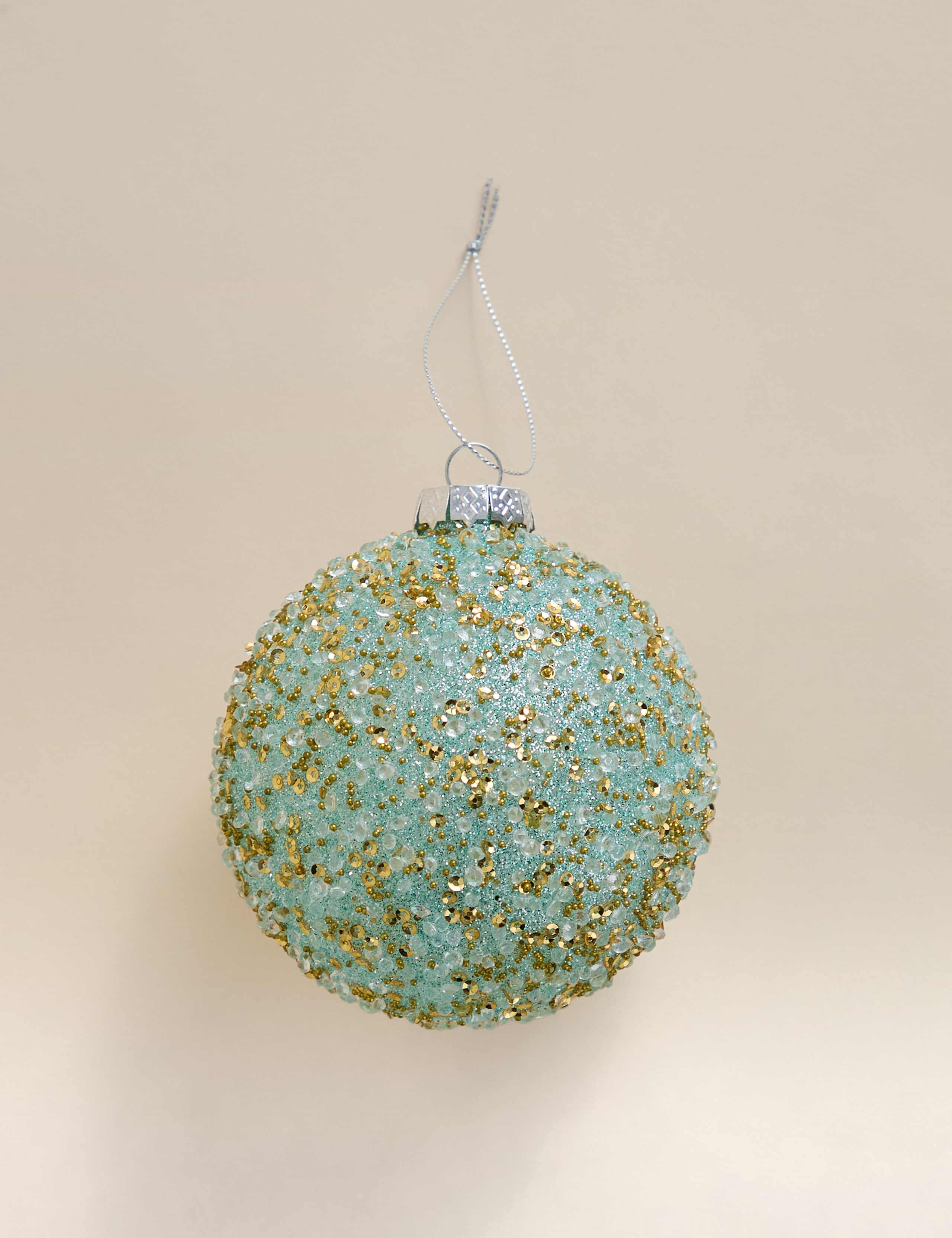 Glass Beaded Celebration Bauble