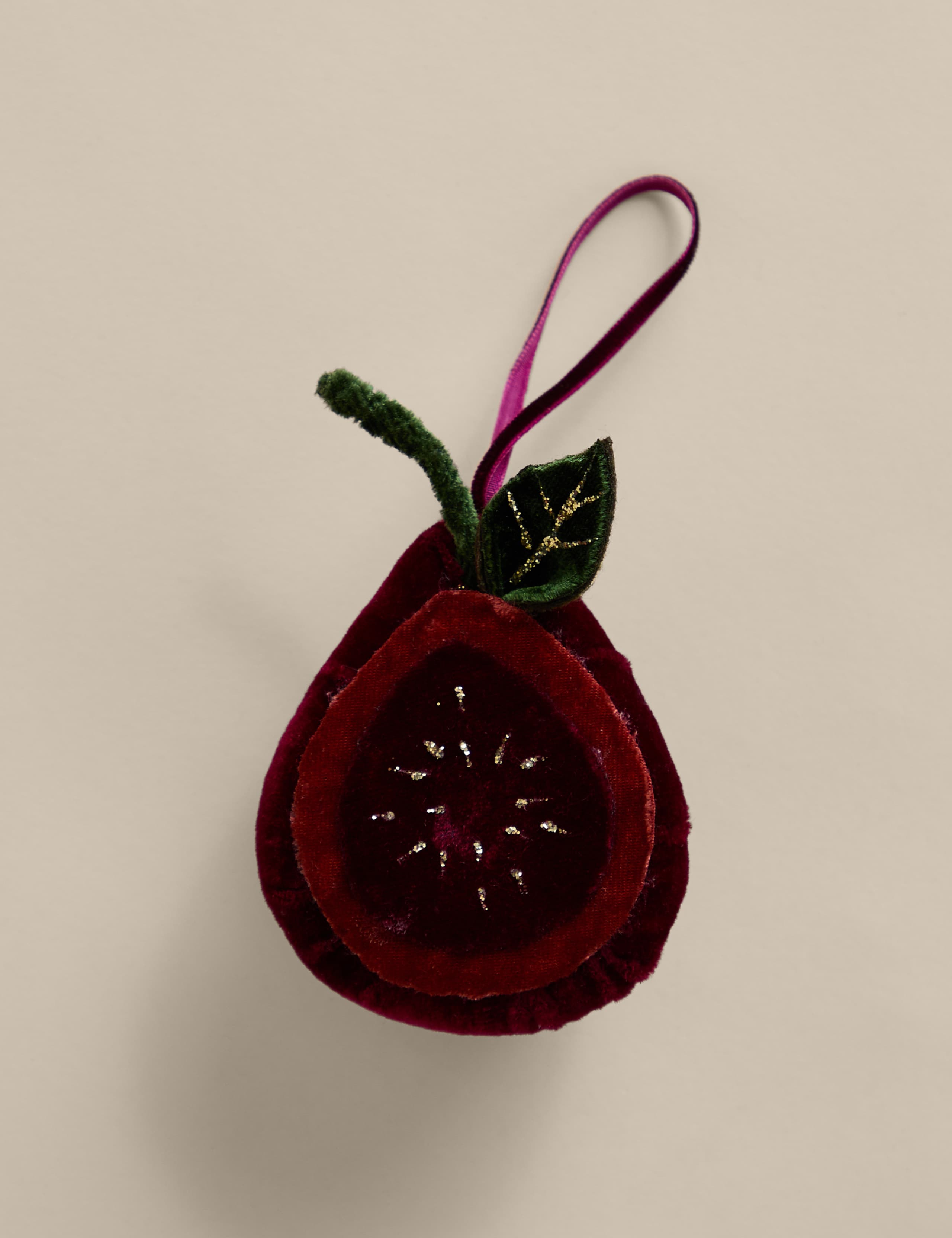 Felt Fig Hanging Decoration