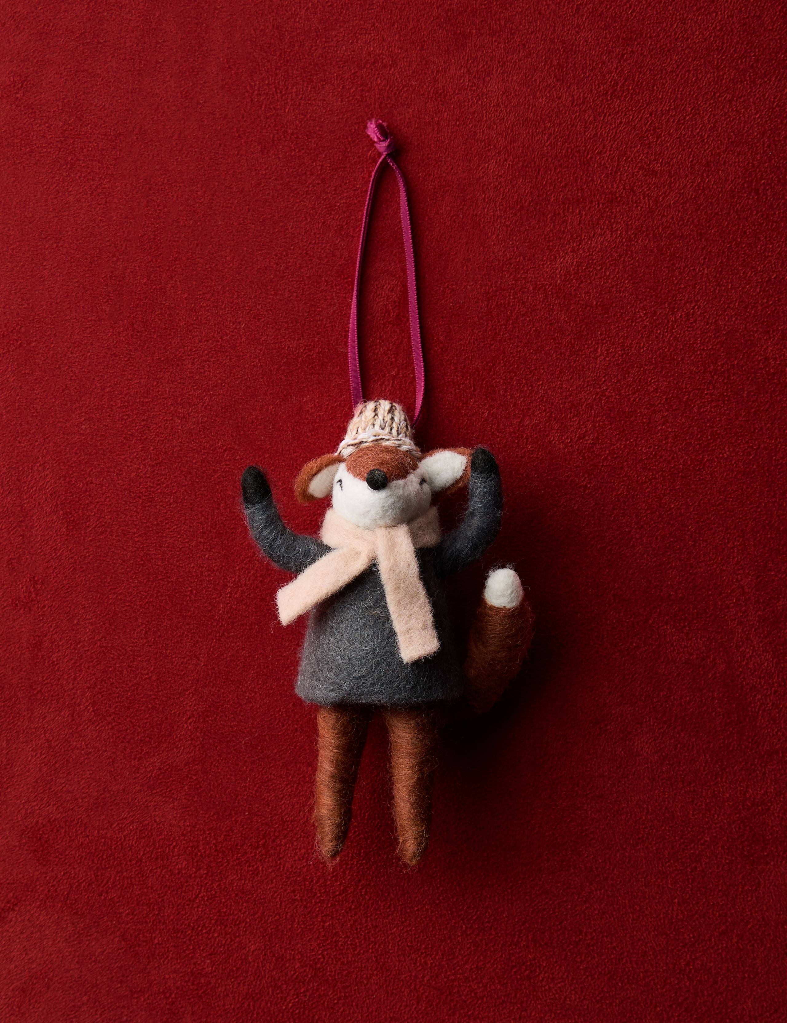 Felt Hanging Fox Decoration