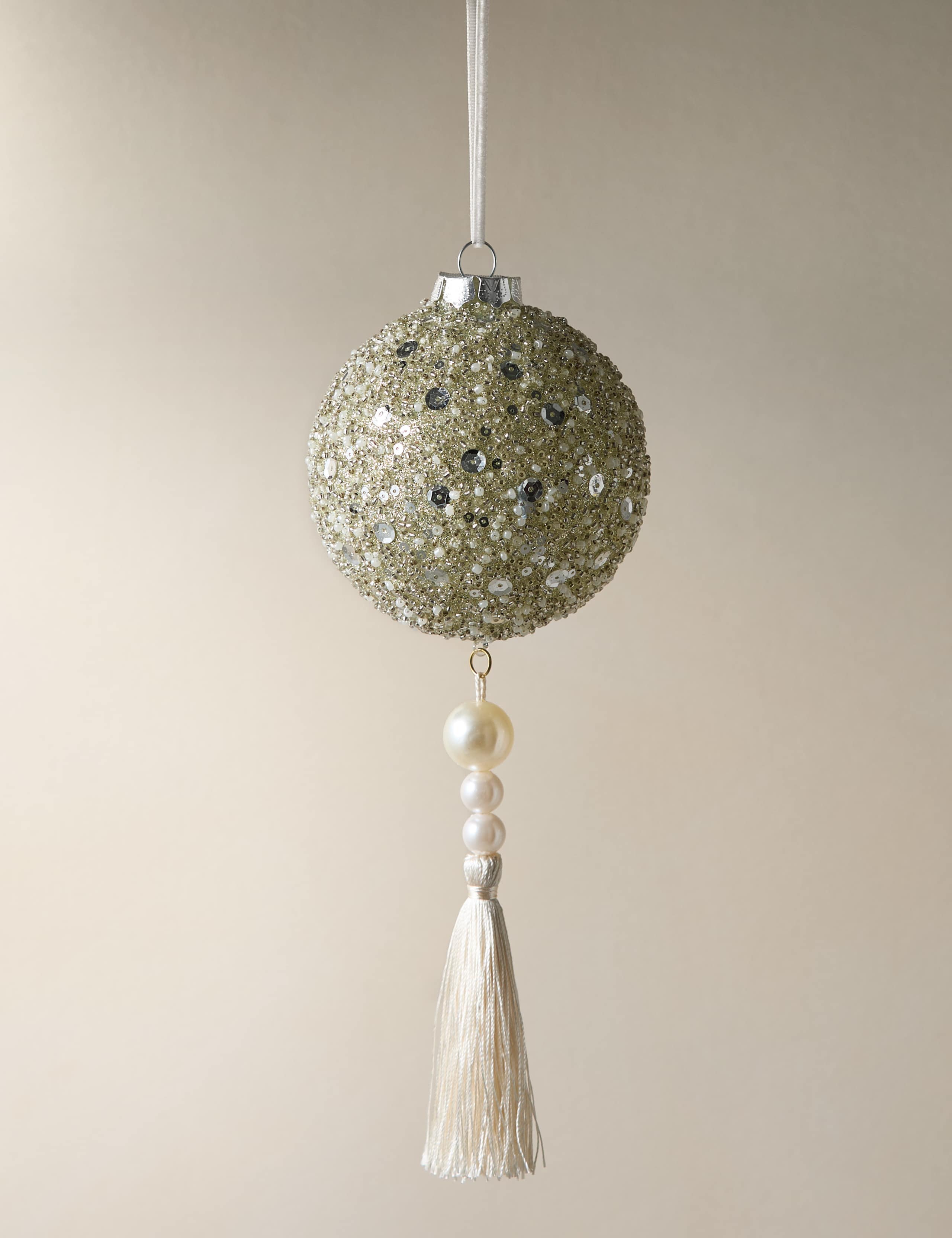 Glass Beaded Celebration Bauble