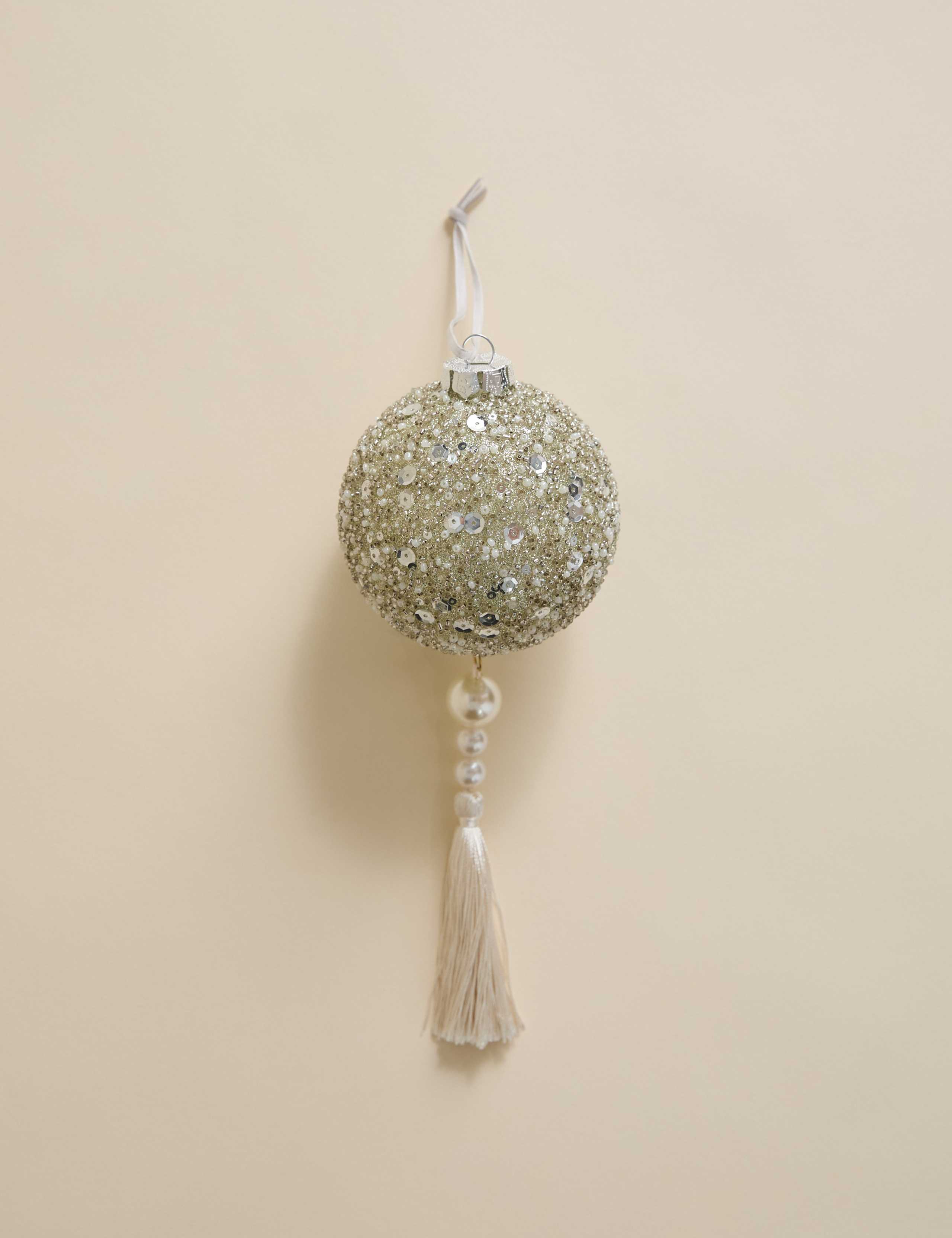 Glass Beaded Celebration Bauble