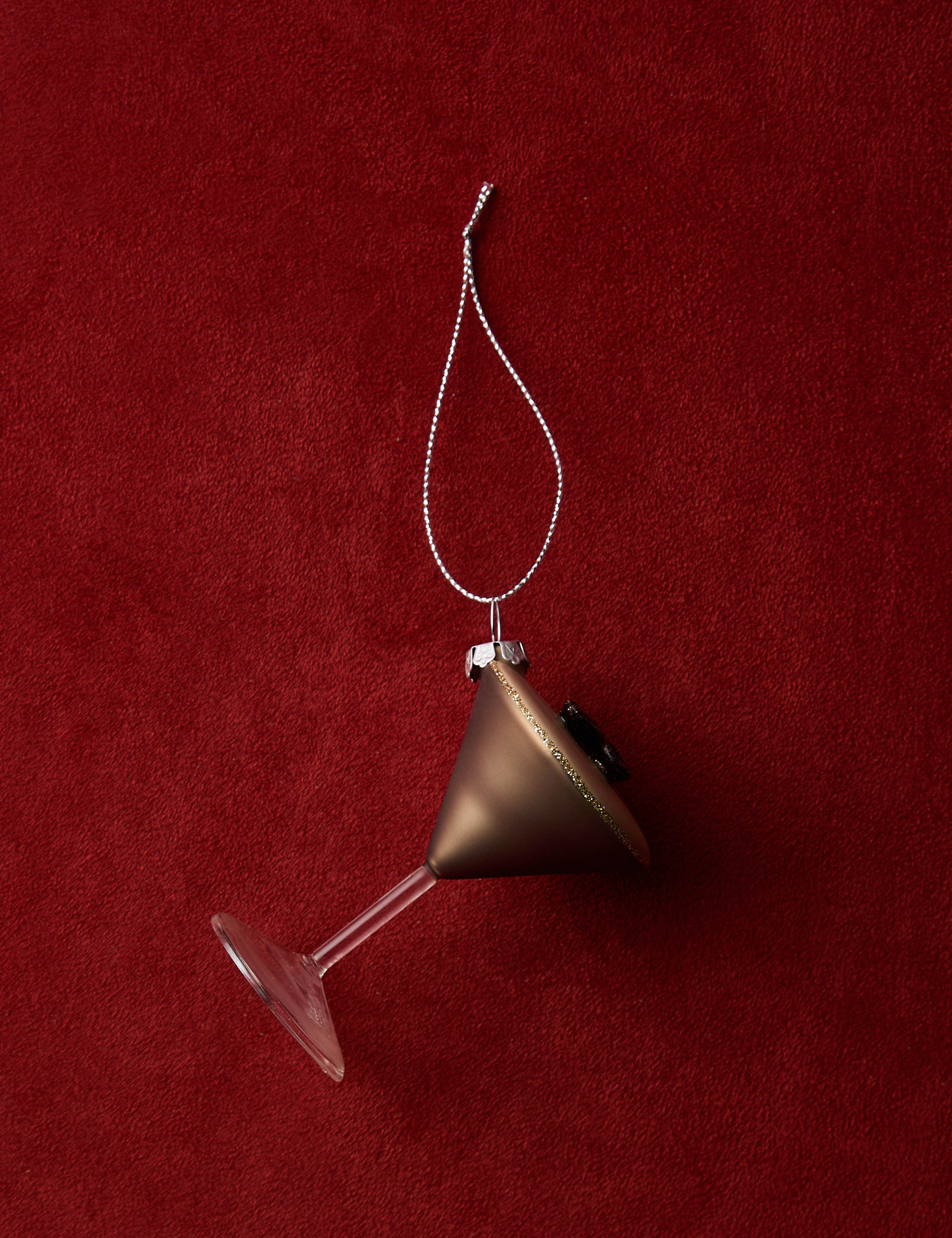 Espresso Martini Glass Hanging Decoration