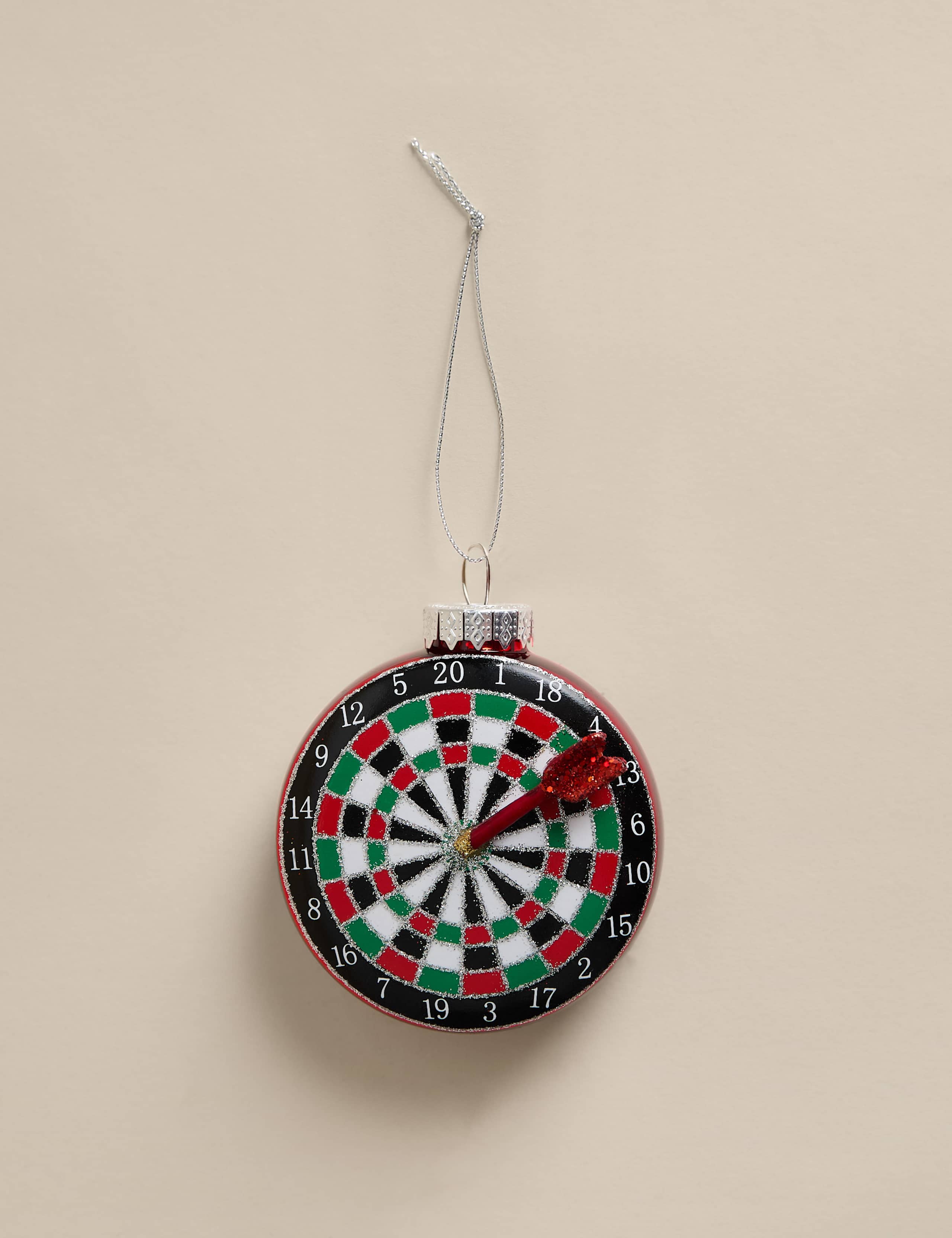 Glass Hanging Darts Decoration