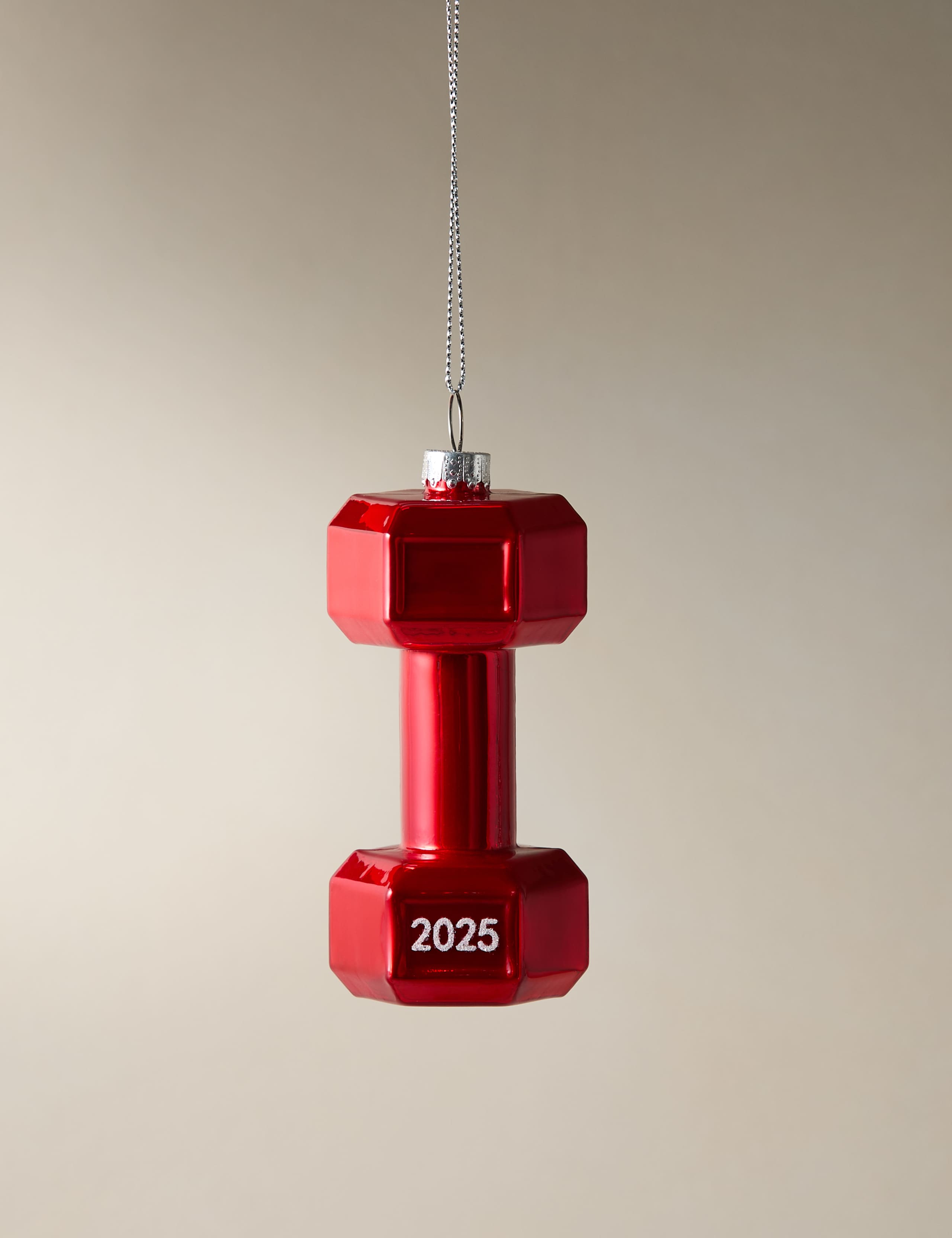 Glass Hanging Dumbbell Decoration