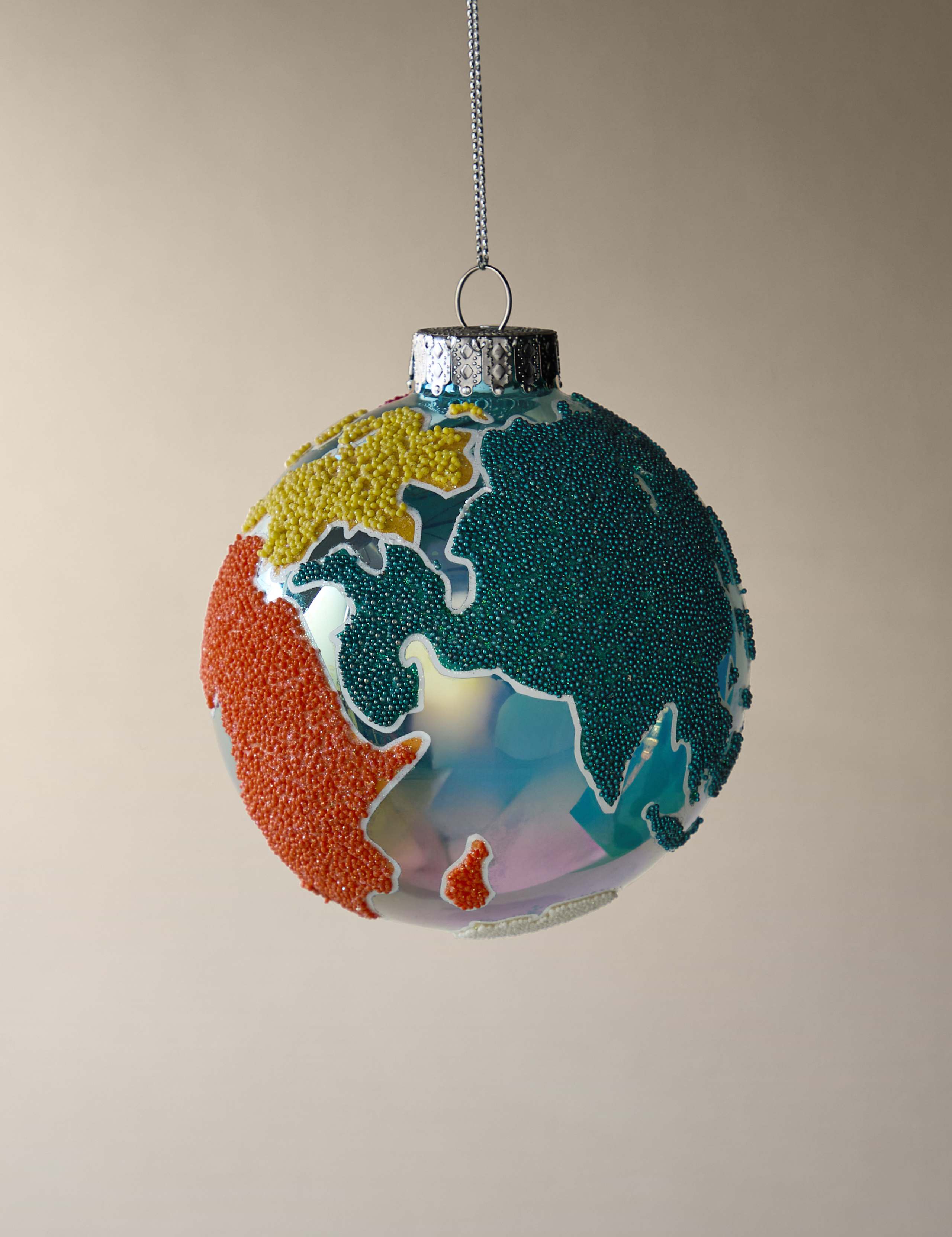 Glass Hanging Globe Decoration