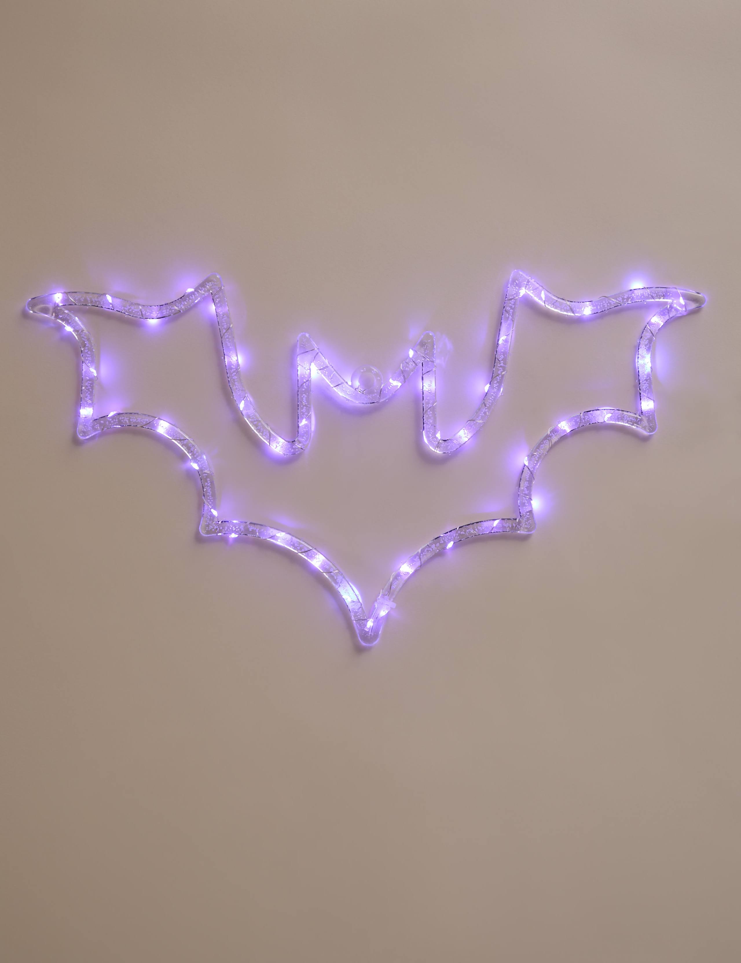 Light Up Halloween Bat Wall Decoration