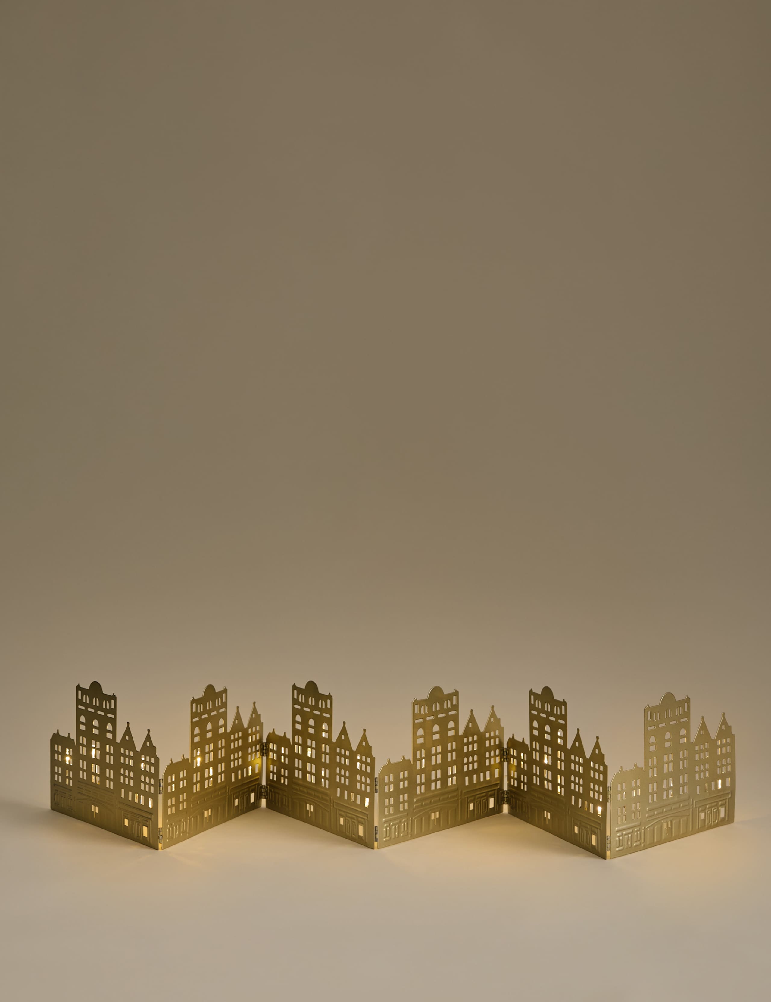 Light Up Townhouse Scene Decoration