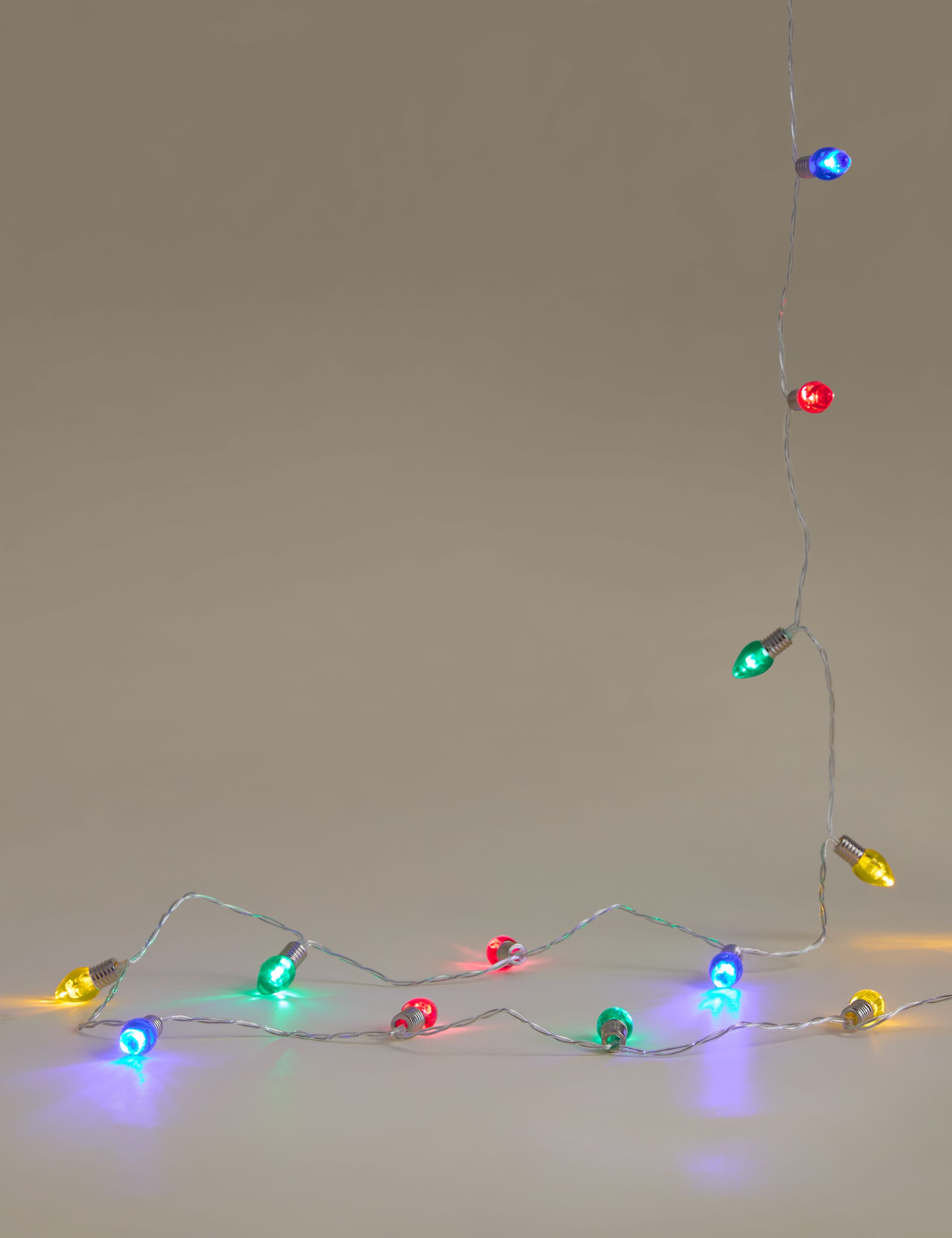 20 Multicoloured Battery String Lights