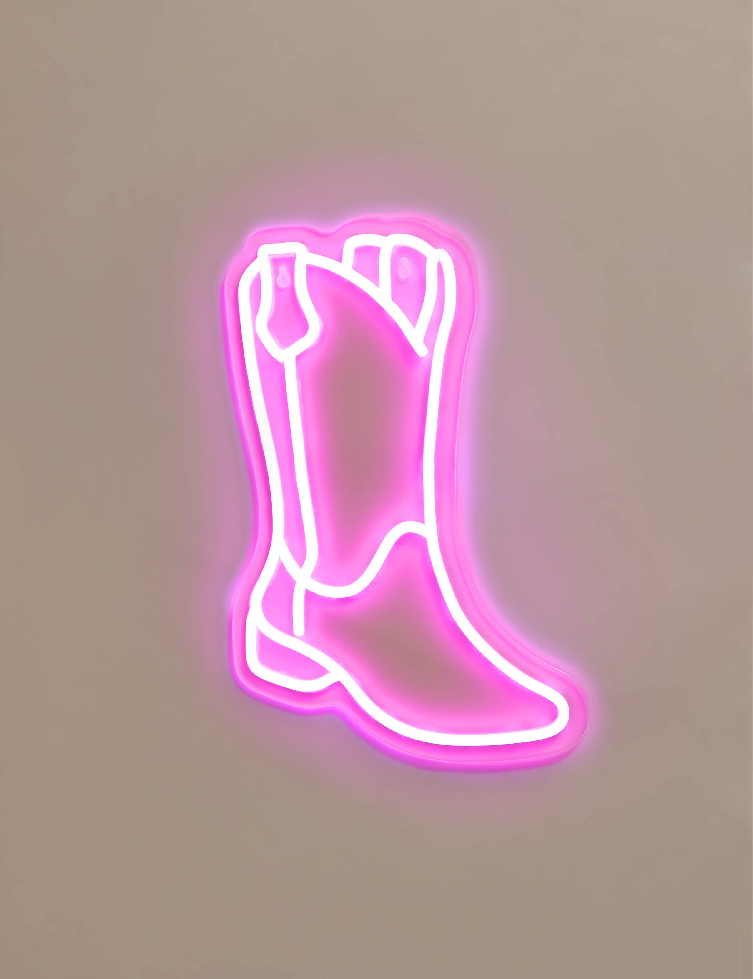 Neon Cowboy Boot Light
