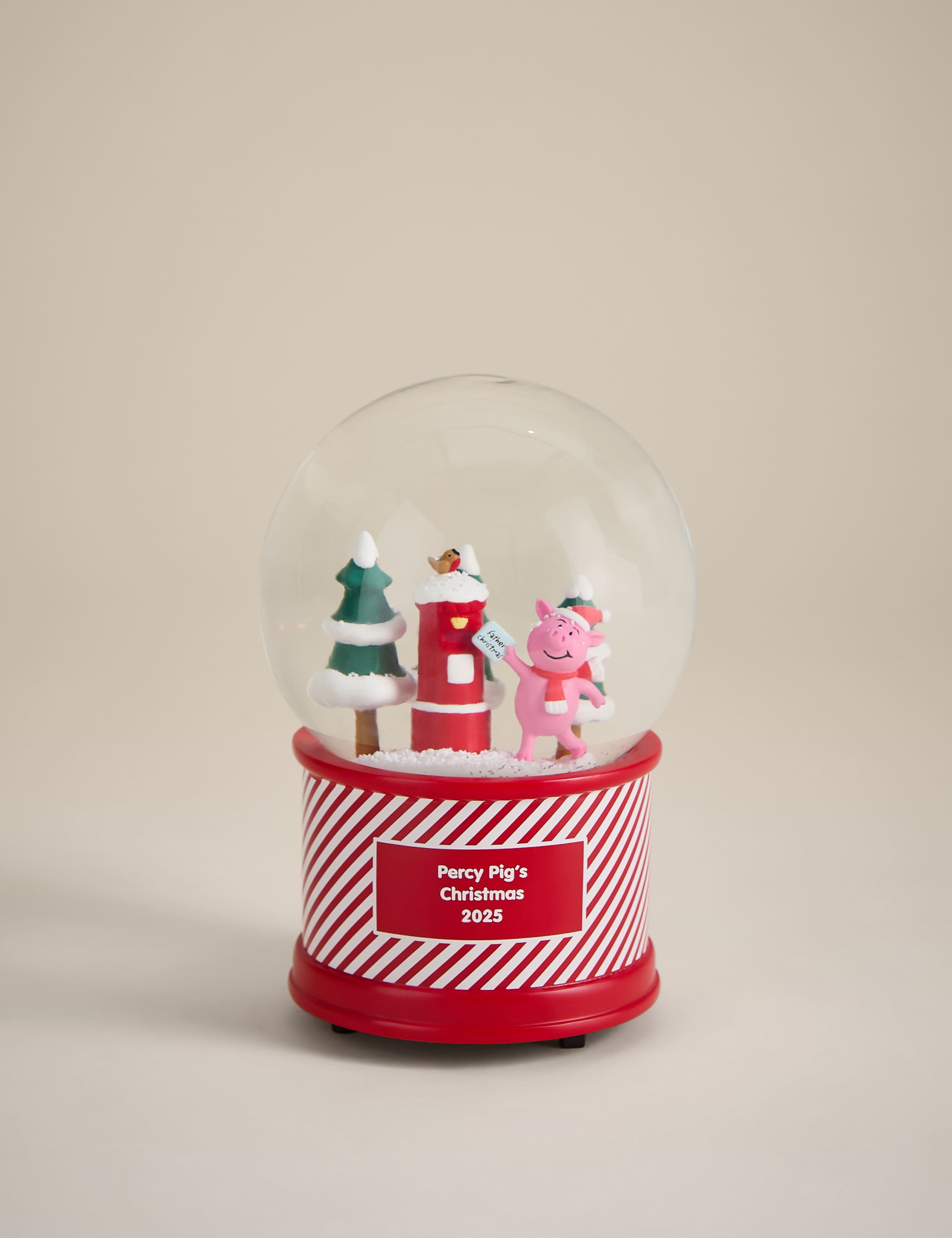 Light Up Percy Pig™ Snow Globe