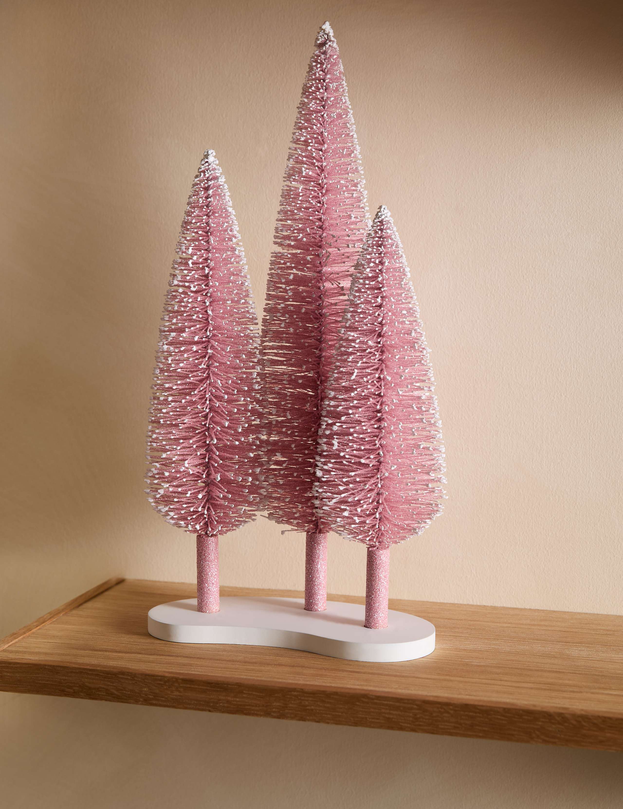 Trio Bristle Tree Room Decoration