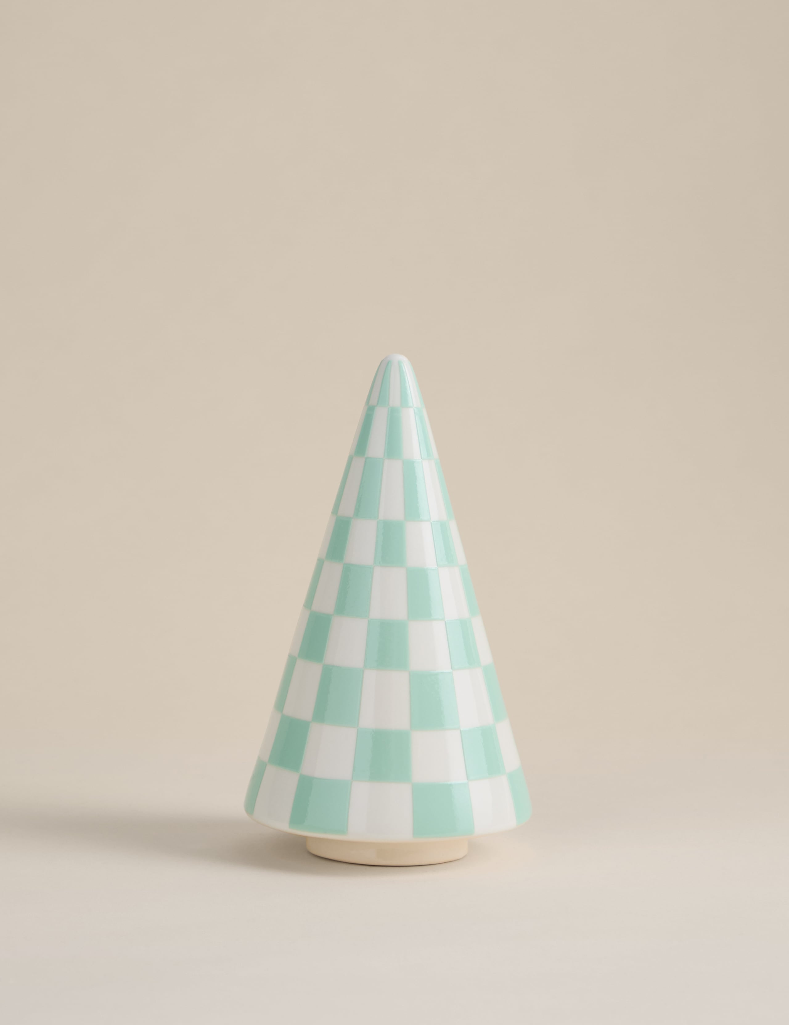 Ceramic Chequered Tree Room Decoration