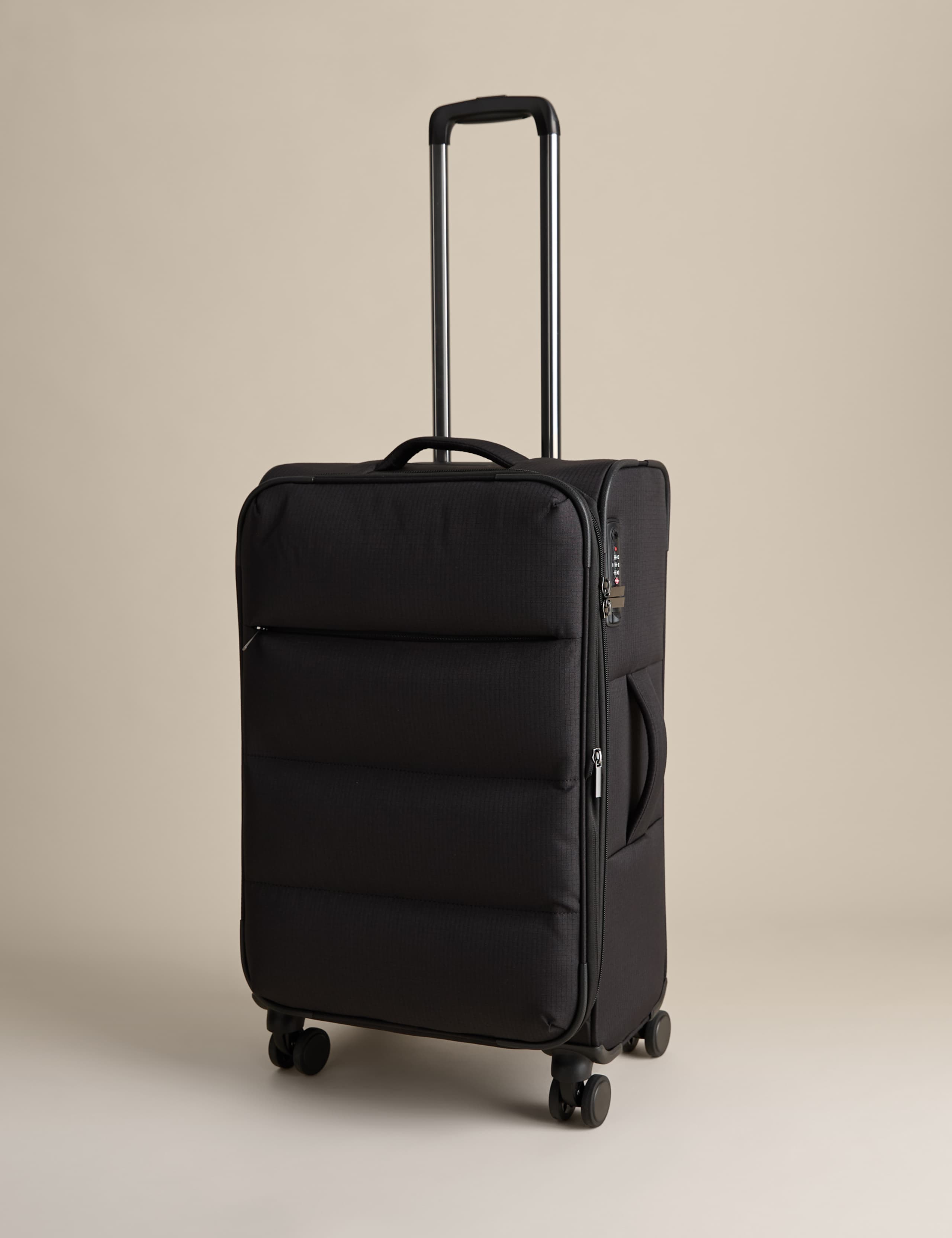 Geneva 4 Wheel Soft Medium Suitcase