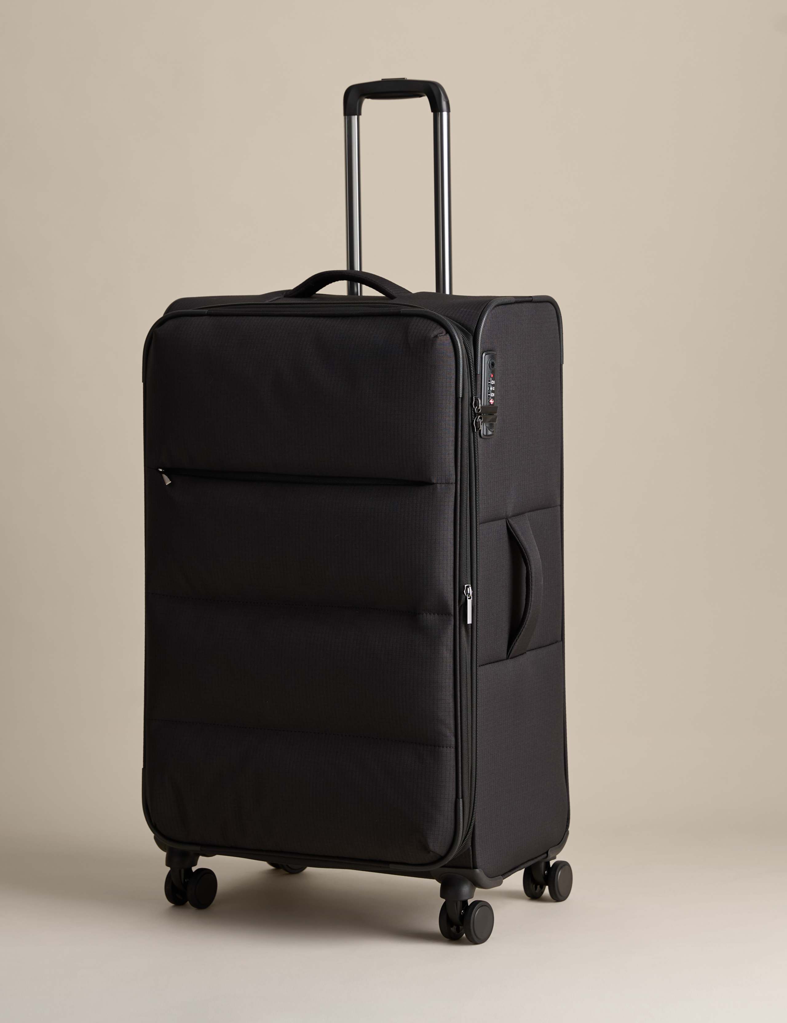 Geneva 4 Wheel Soft Large Suitcase