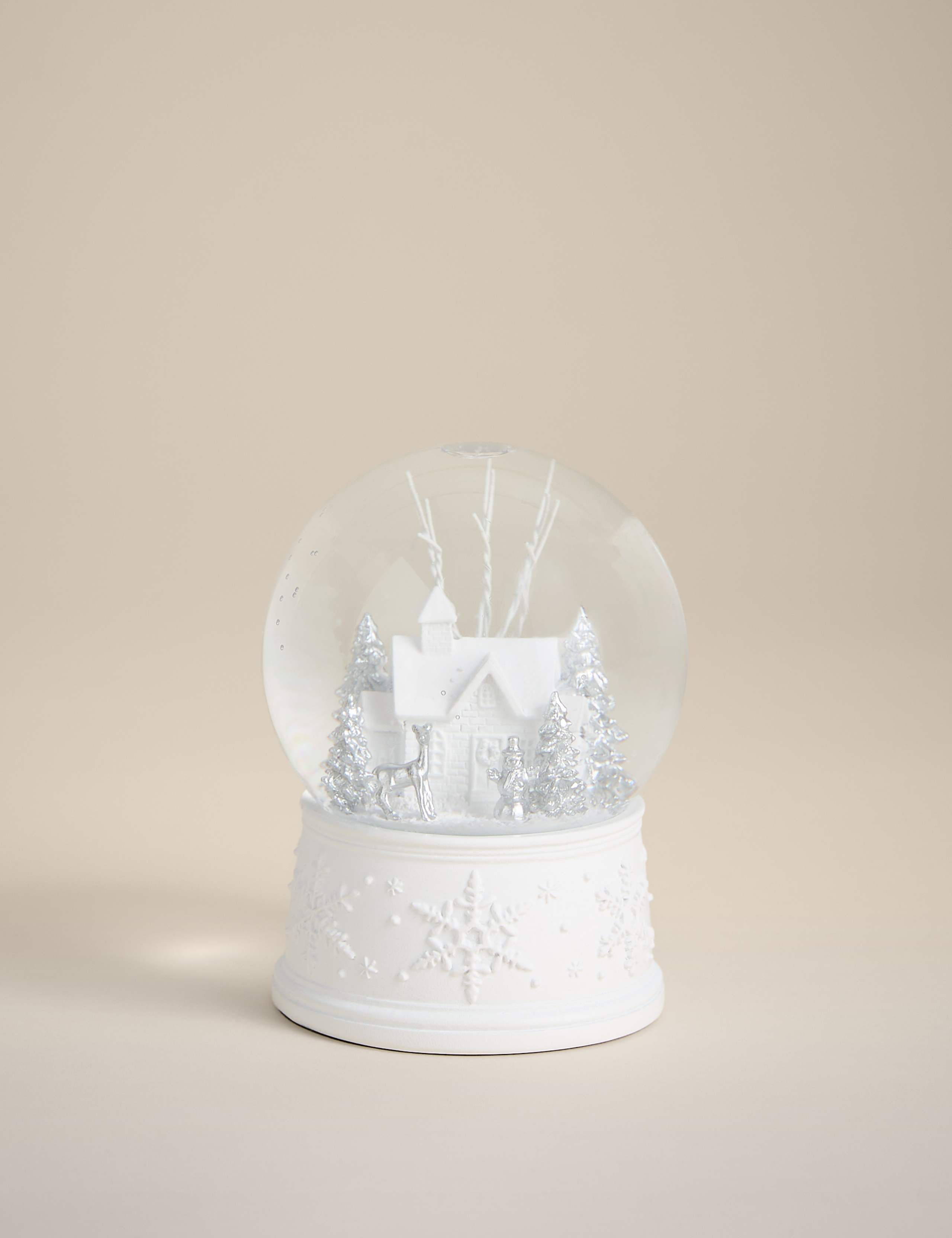 Winter House Snow Globe