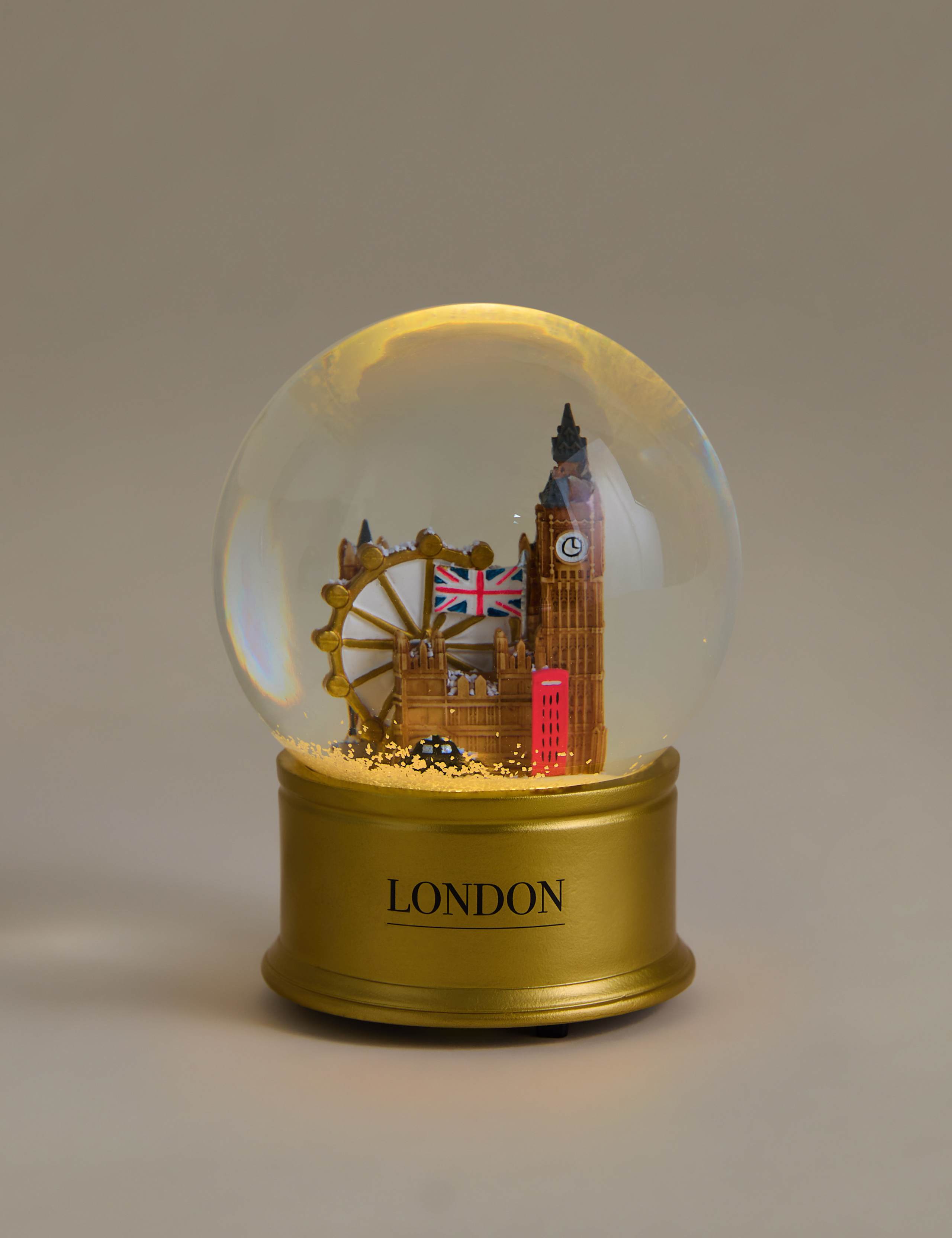 Light Up London Snow Globe