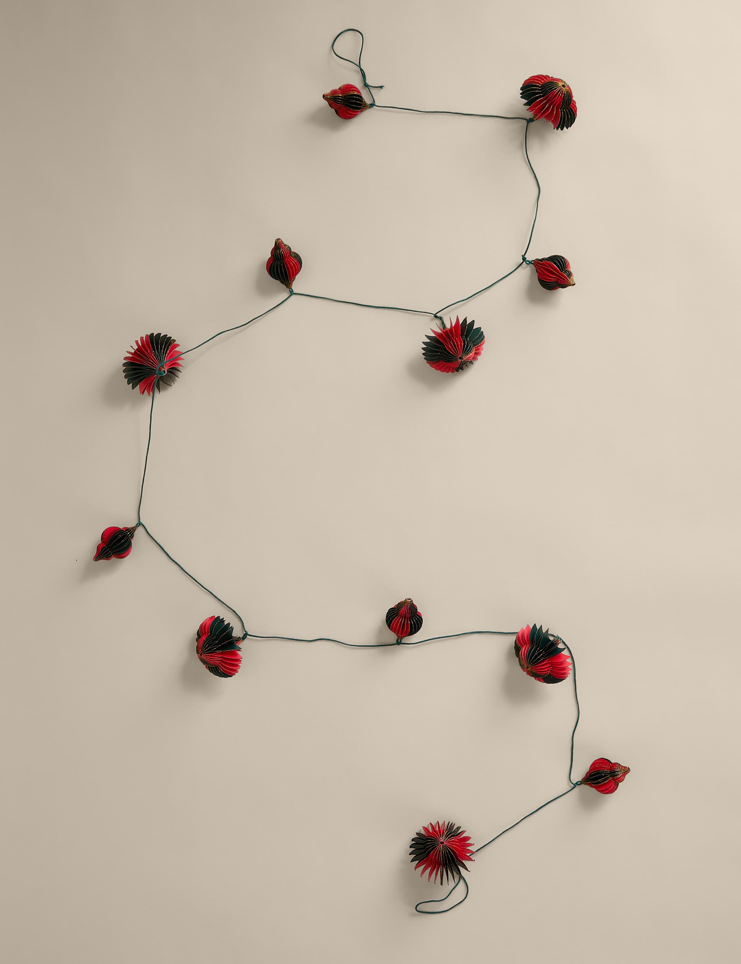 Paper Bauble Decorative Garland