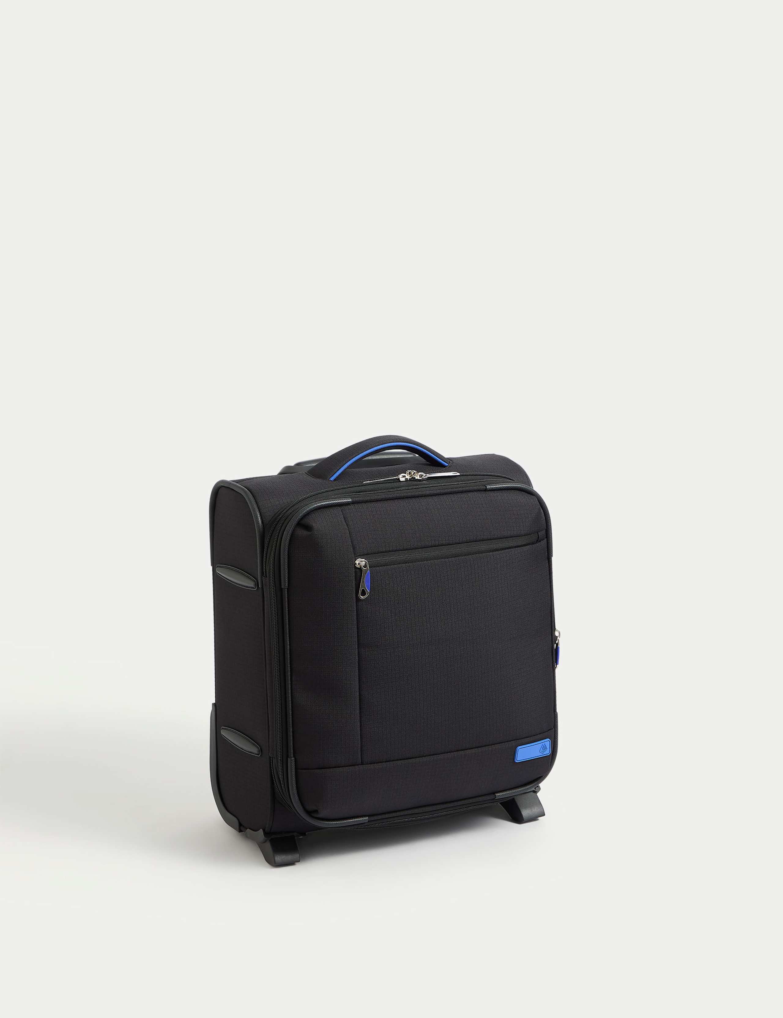 Seville 2 Wheel Soft Underseat Cabin Suitcase