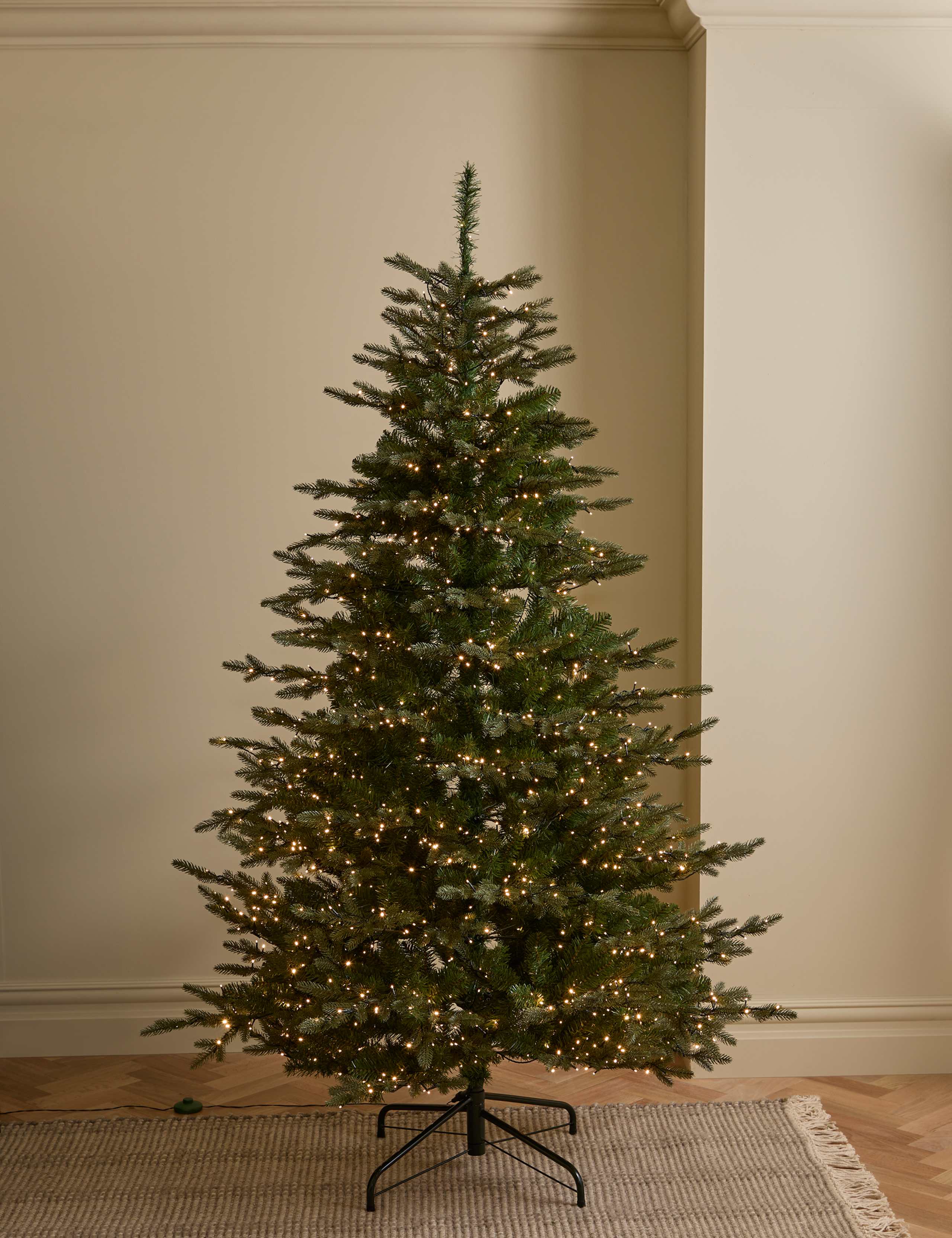 7ft Pre-lit Grand Fir Christmas Tree