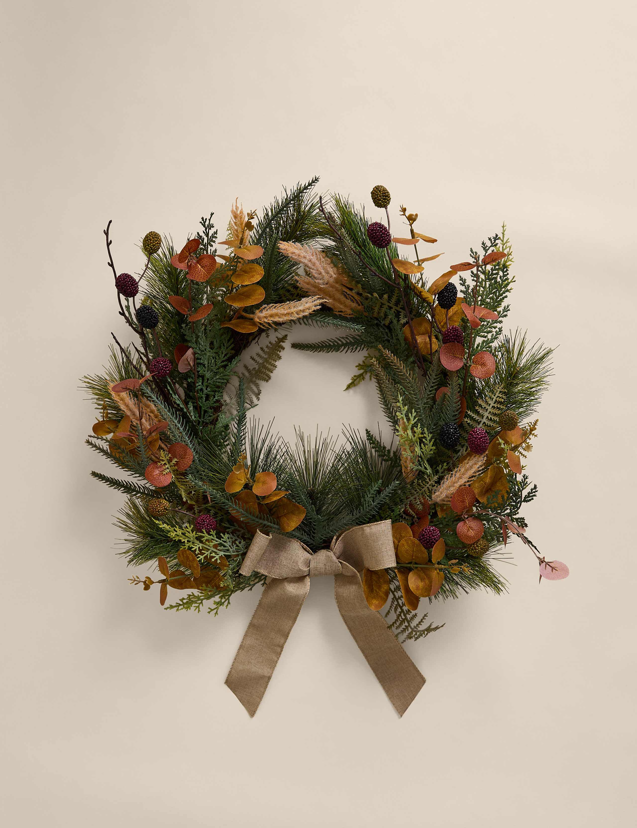 Autumnal Bow Wreath