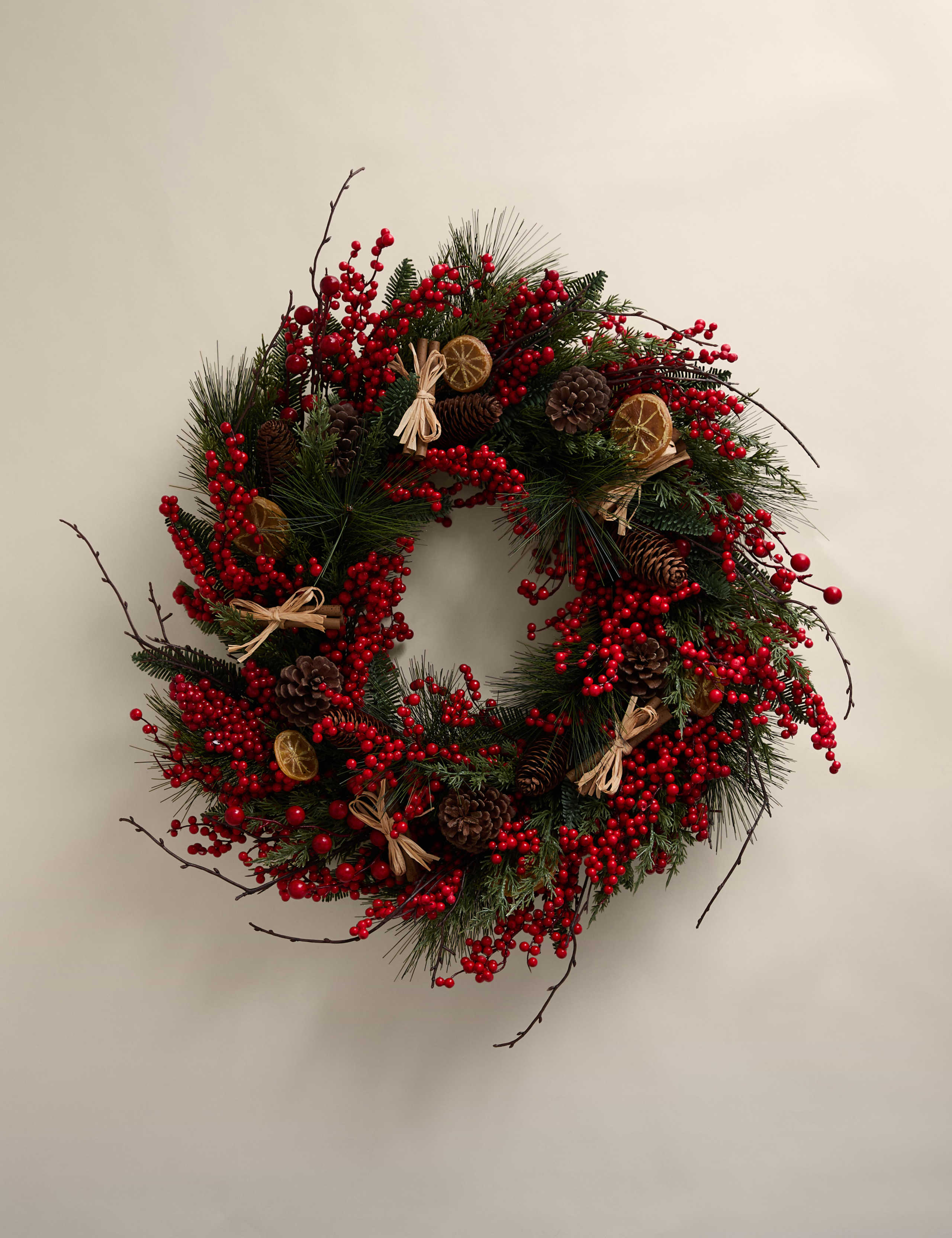 Berry, Orange and Cinnamon Wreath