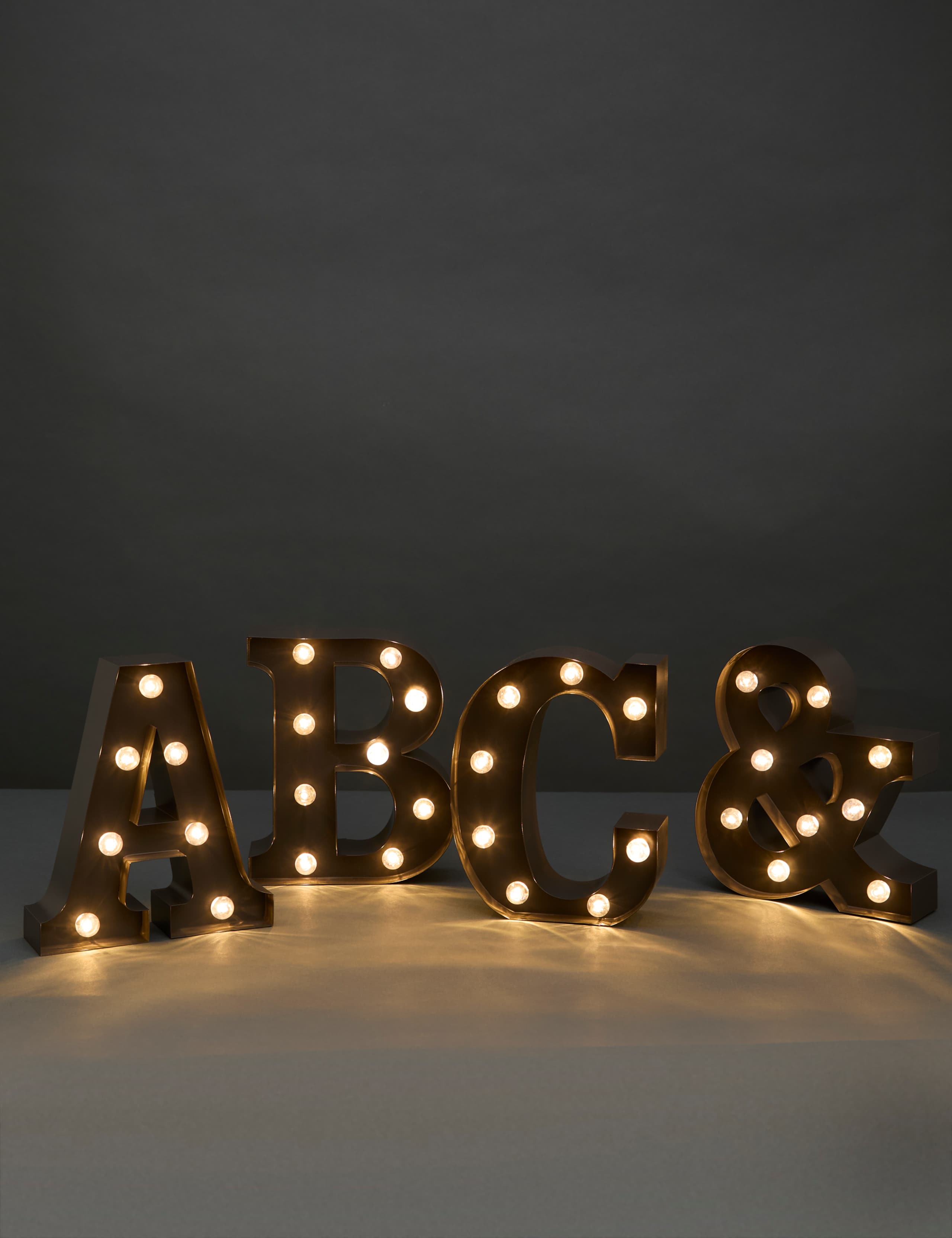 Metal Light Up Letter