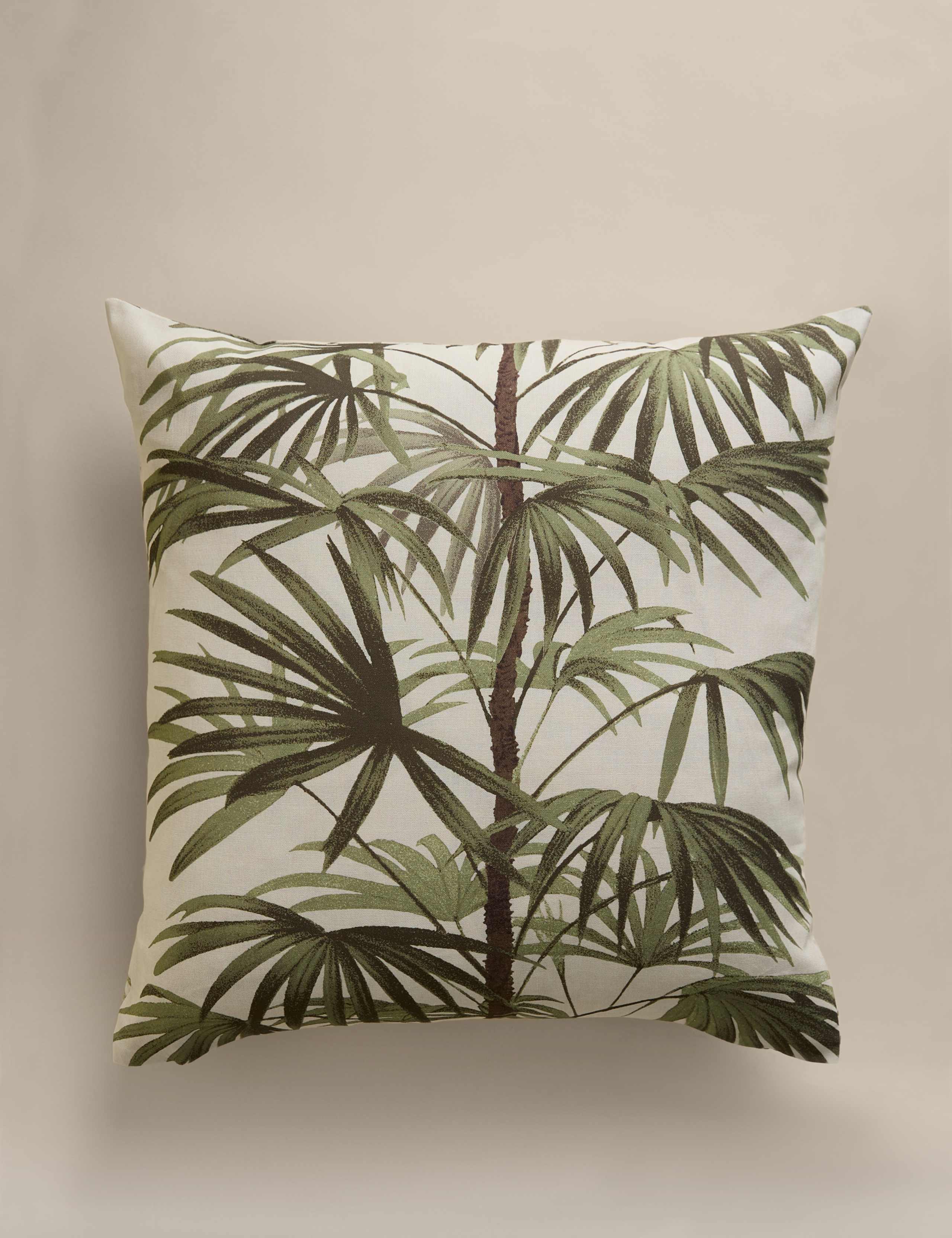 Pure Cotton Fern Tree Cushion Cover